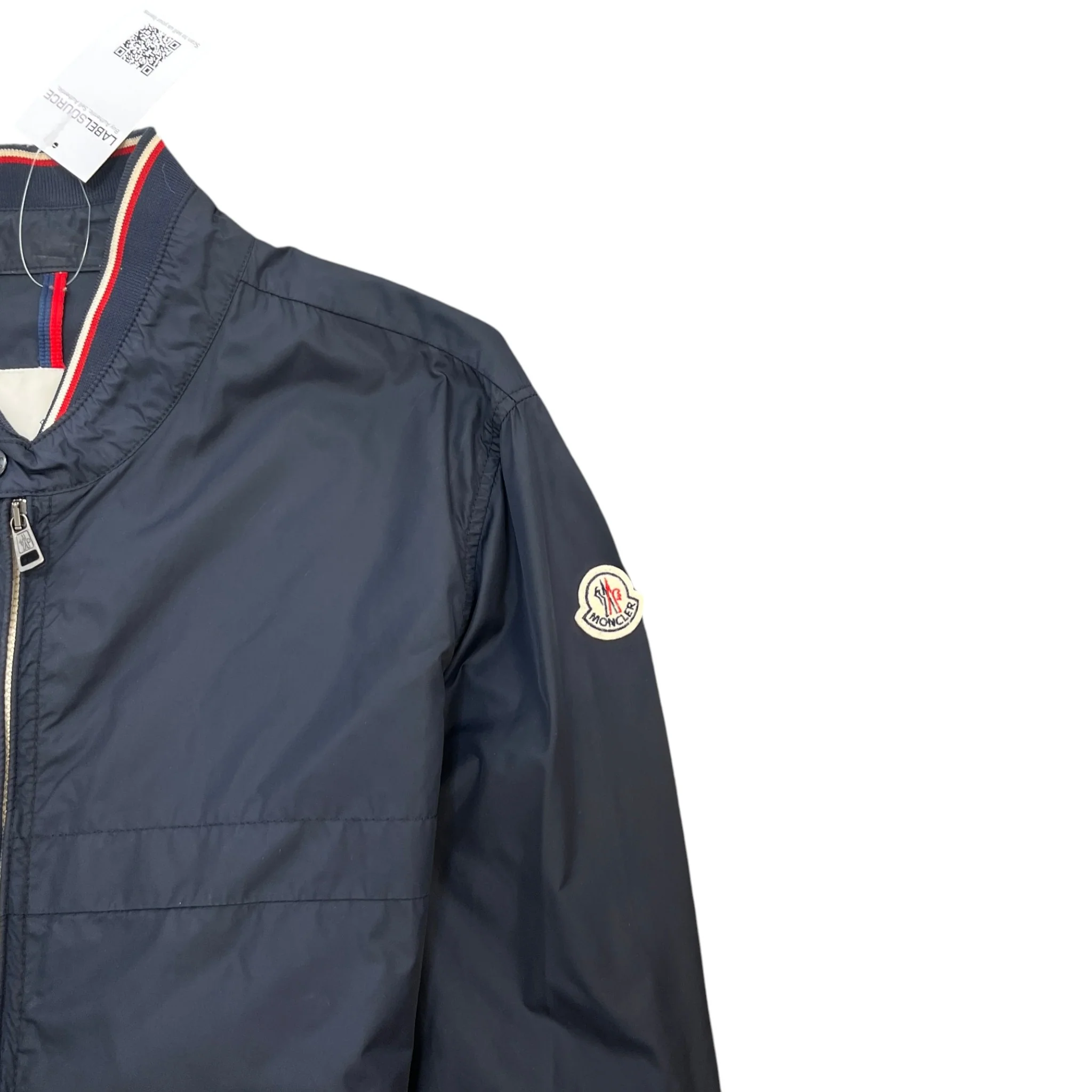 Men's Albert Nylon Bomber Jacket Navy Size 4 / XL - Image 5