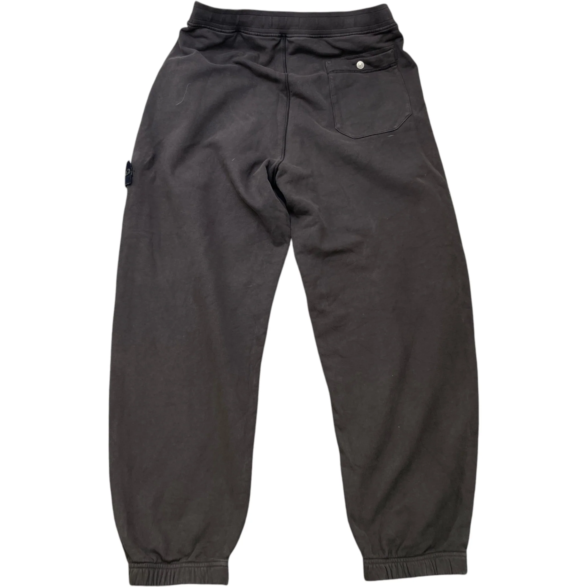 Men's Applique Logo Joggers Charcoal Size L - Image 2