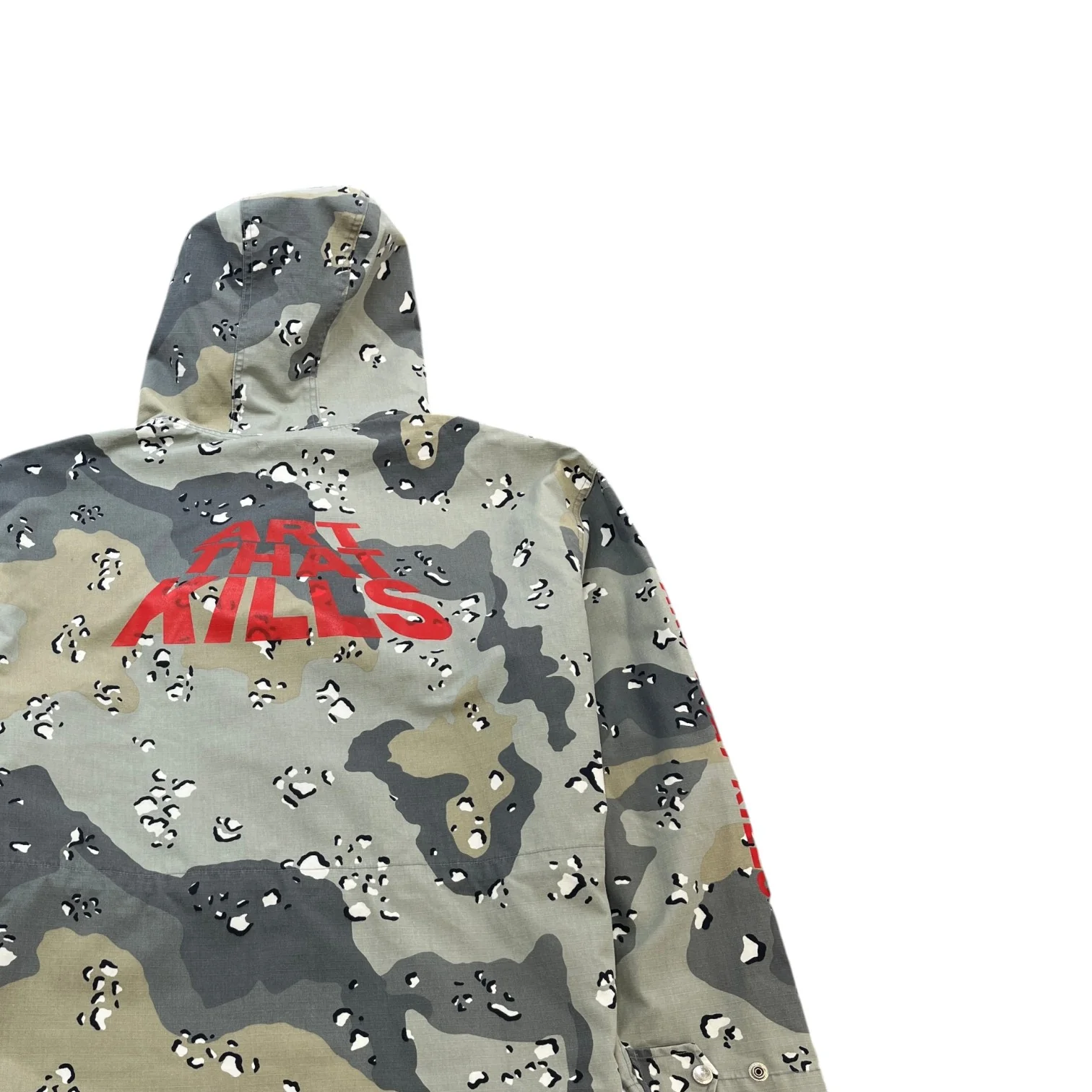 Men's Atk Anorak Jacket Khaki Size L - Image 4