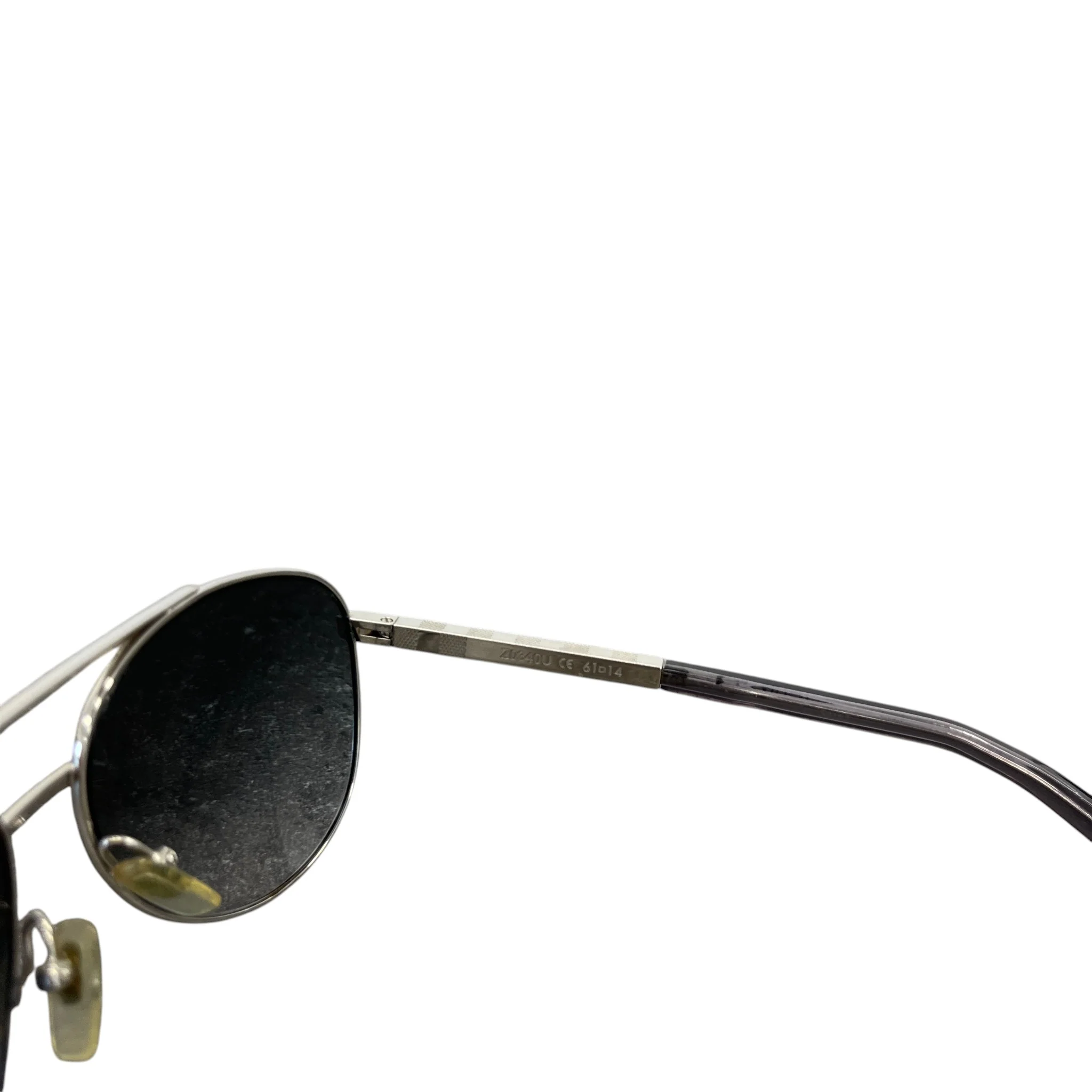 Men's Attitude Pilot Sunglasses Silver - Image 10
