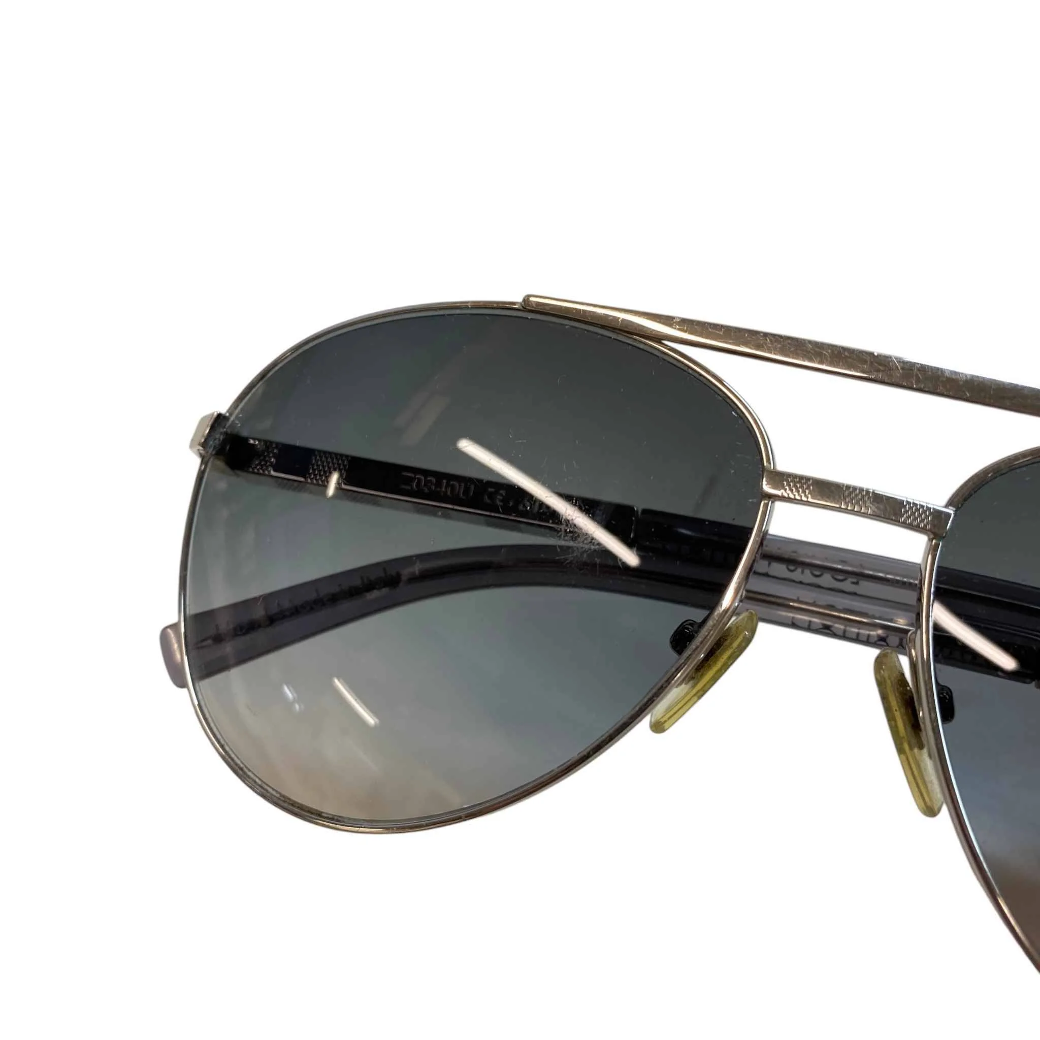 Men's Attitude Pilot Sunglasses Silver - Image 12