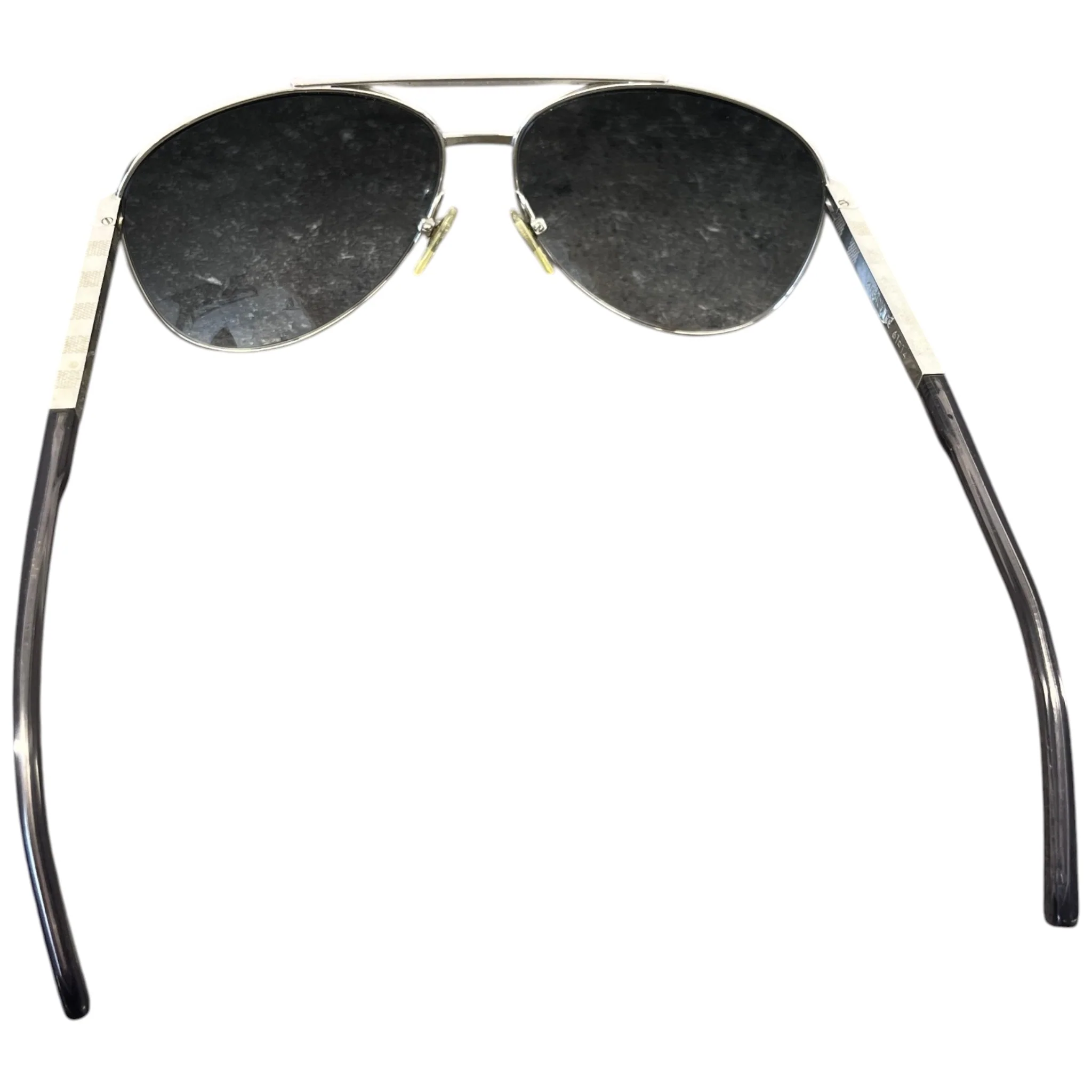 Men's Attitude Pilot Sunglasses Silver - Image 4