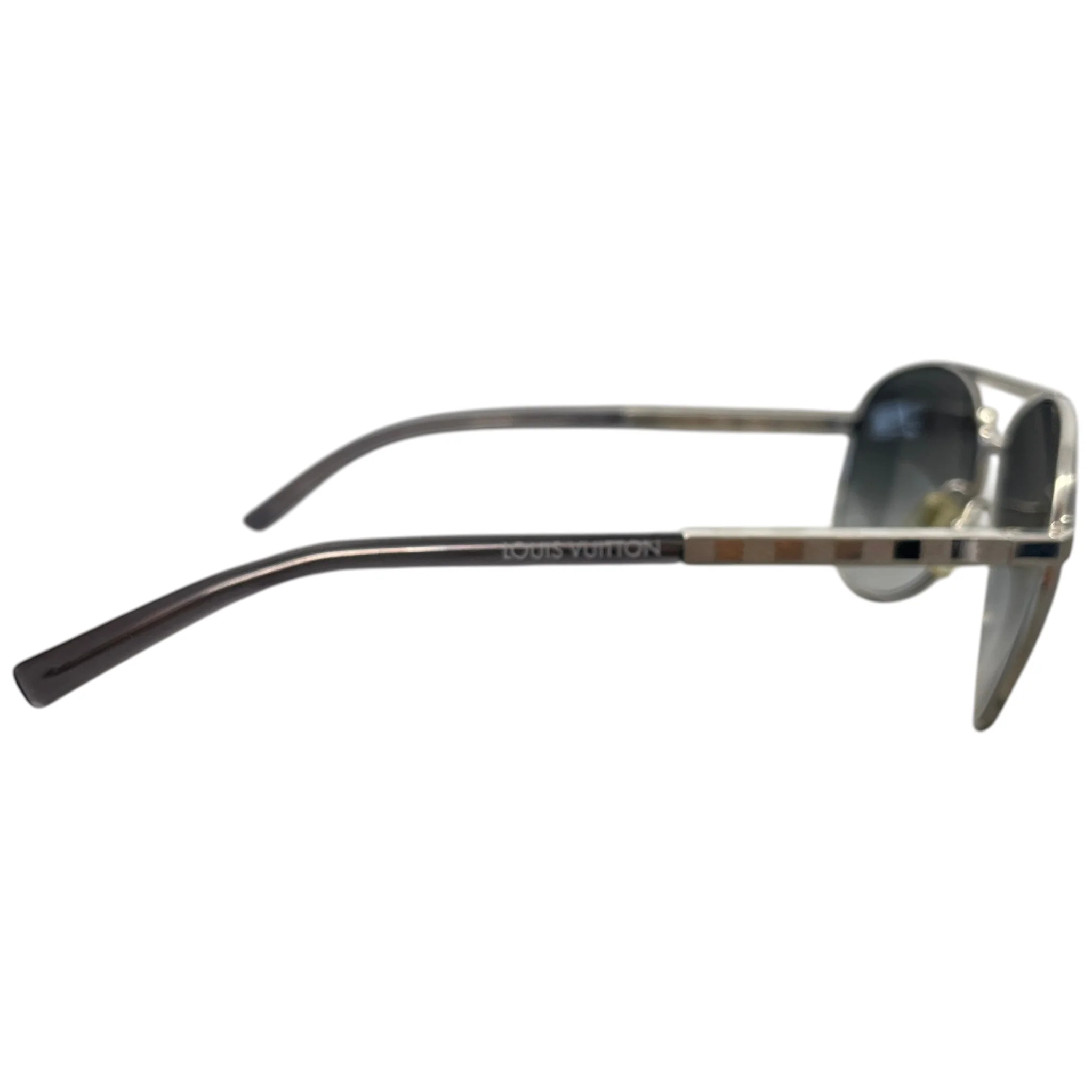 Men's Attitude Pilot Sunglasses Silver - Image 5