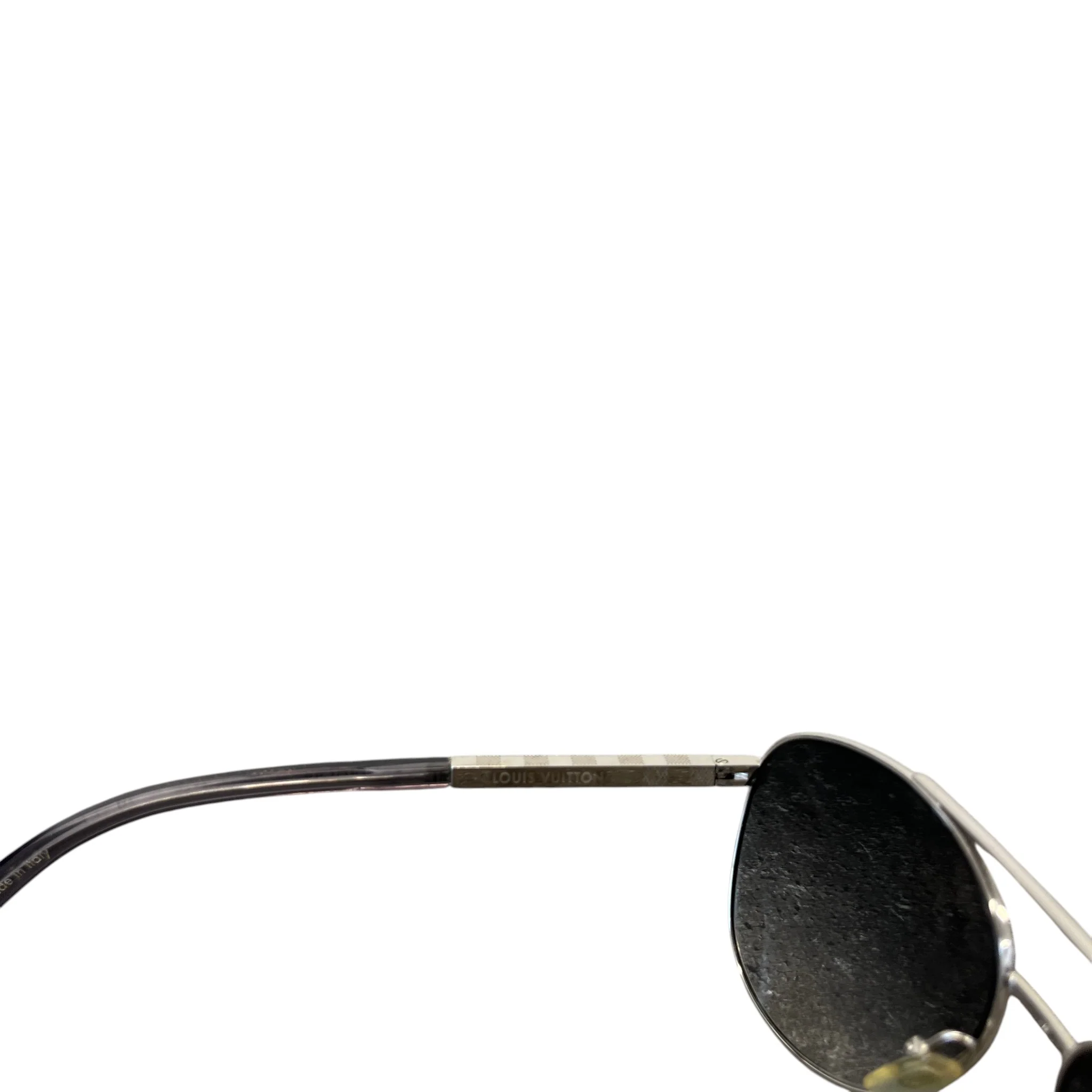 Men's Attitude Pilot Sunglasses Silver - Image 7