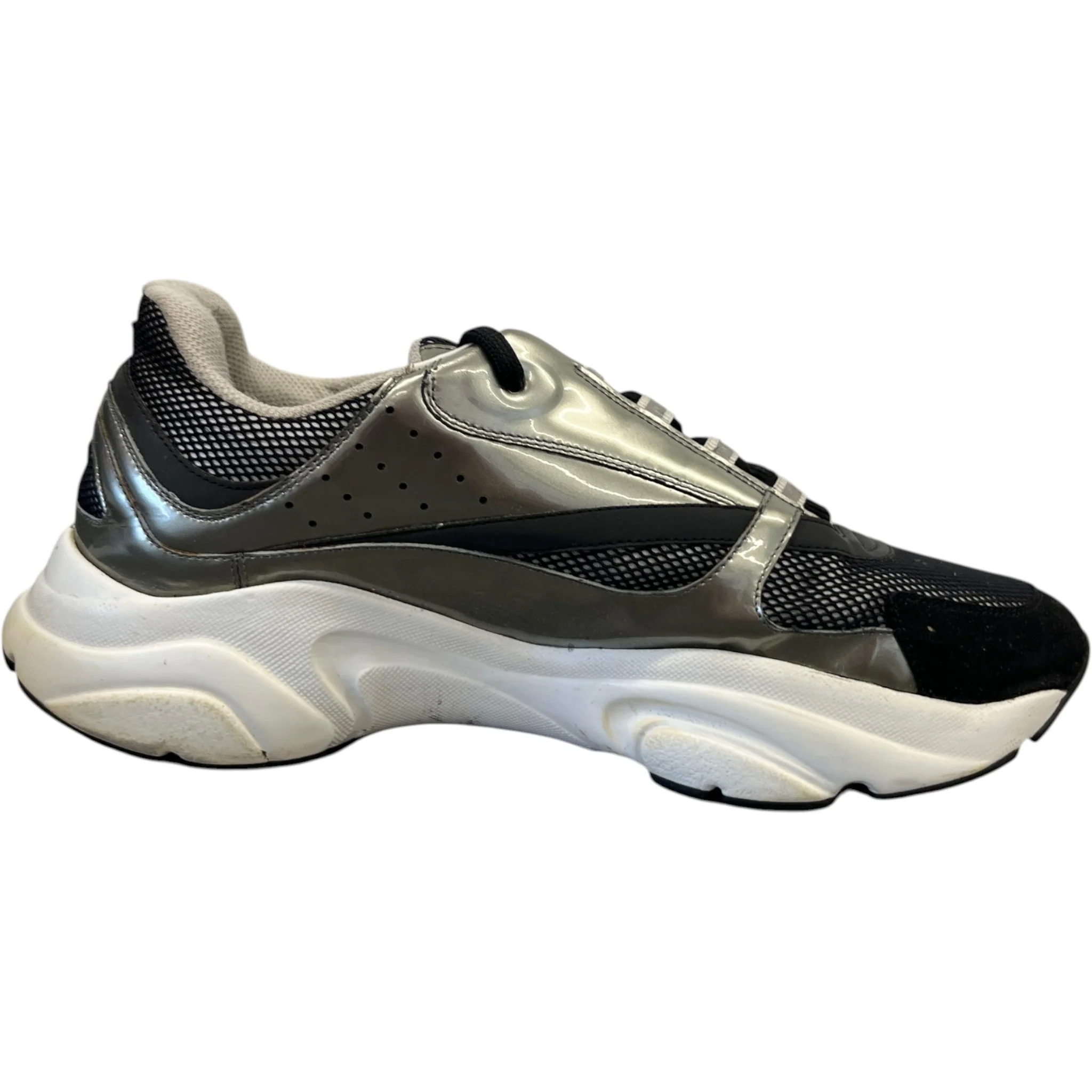 Men's B22 Low Trainers Silver Size EU 44 / UK 10 - Image 4