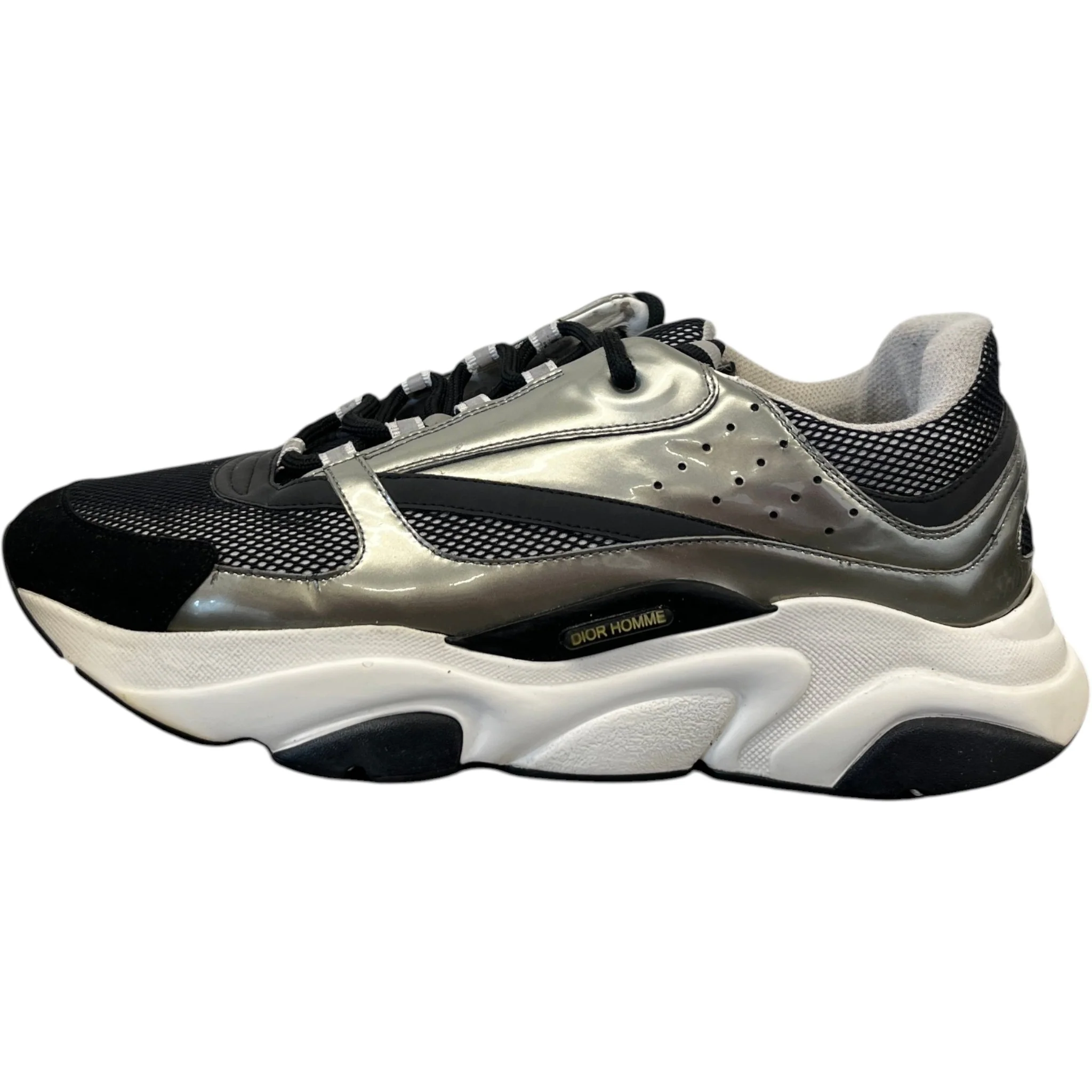 Men's B22 Low Trainers Silver Size EU 44 / UK 10 - Image 5