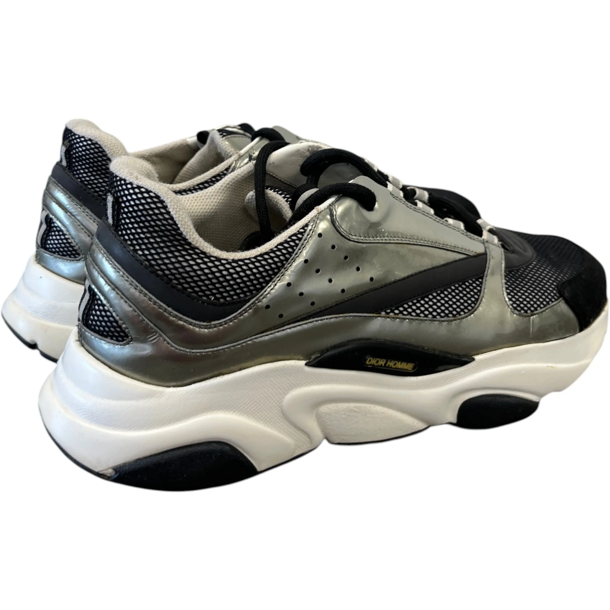 Men's B22 Low Trainers Silver Size EU 44 / UK 10 - Image 8