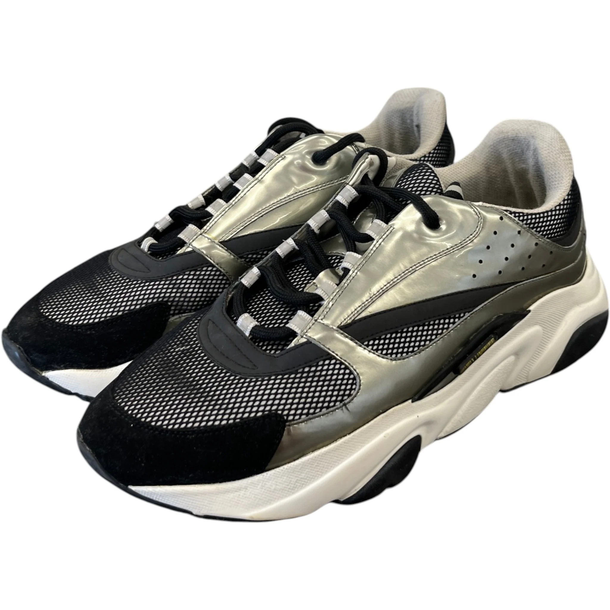 Men's B22 Low Trainers Silver Size EU 44 / UK 10 - Image 9