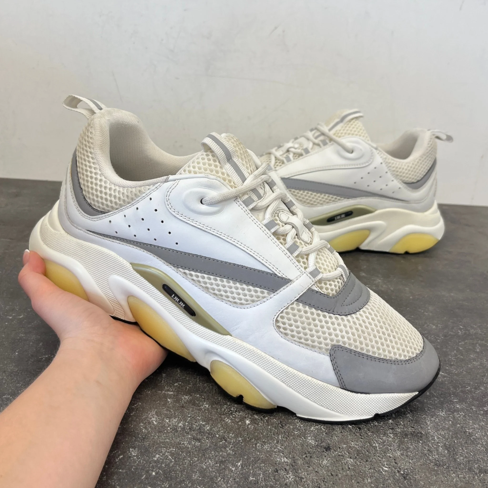 Men's B22 Low Trainers White Size EU 46 / UK 12 - Image 12