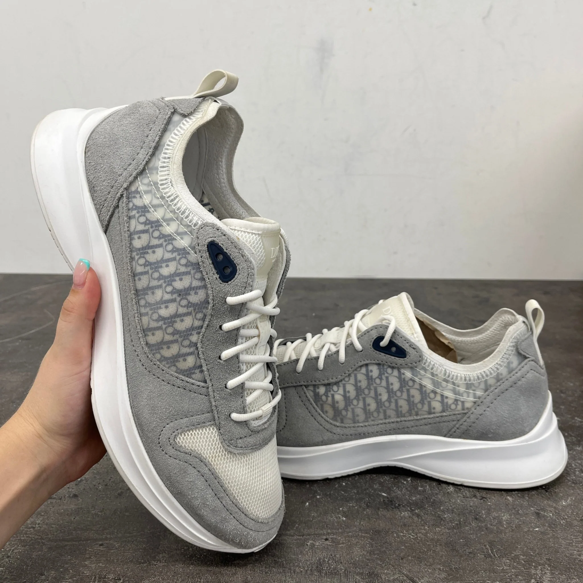 Men's B25 Low Trainers Grey Size EU 43 / UK 9 - Image 10