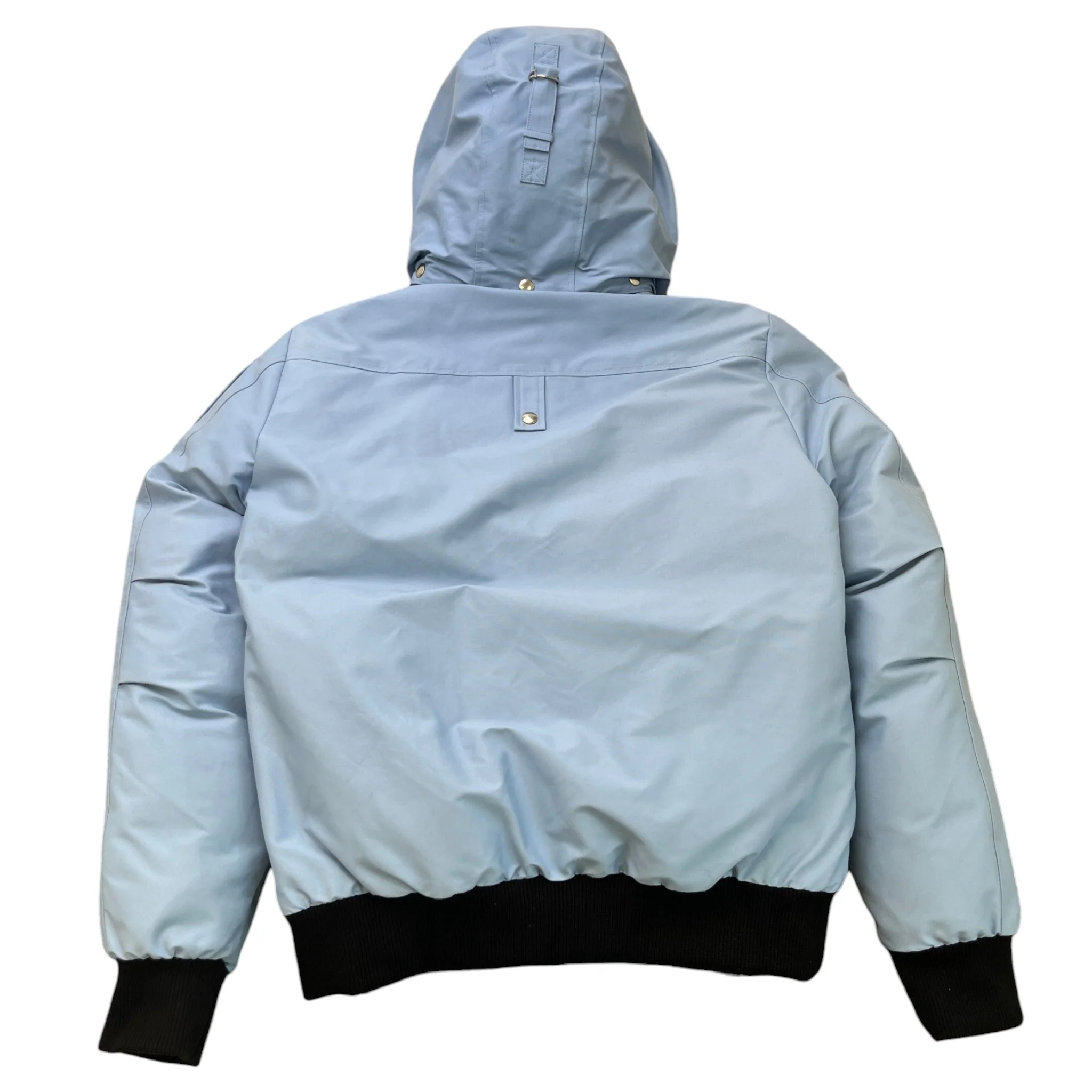 Men's Ballistic Bomber Down Jacket Blue Size L - Image 2