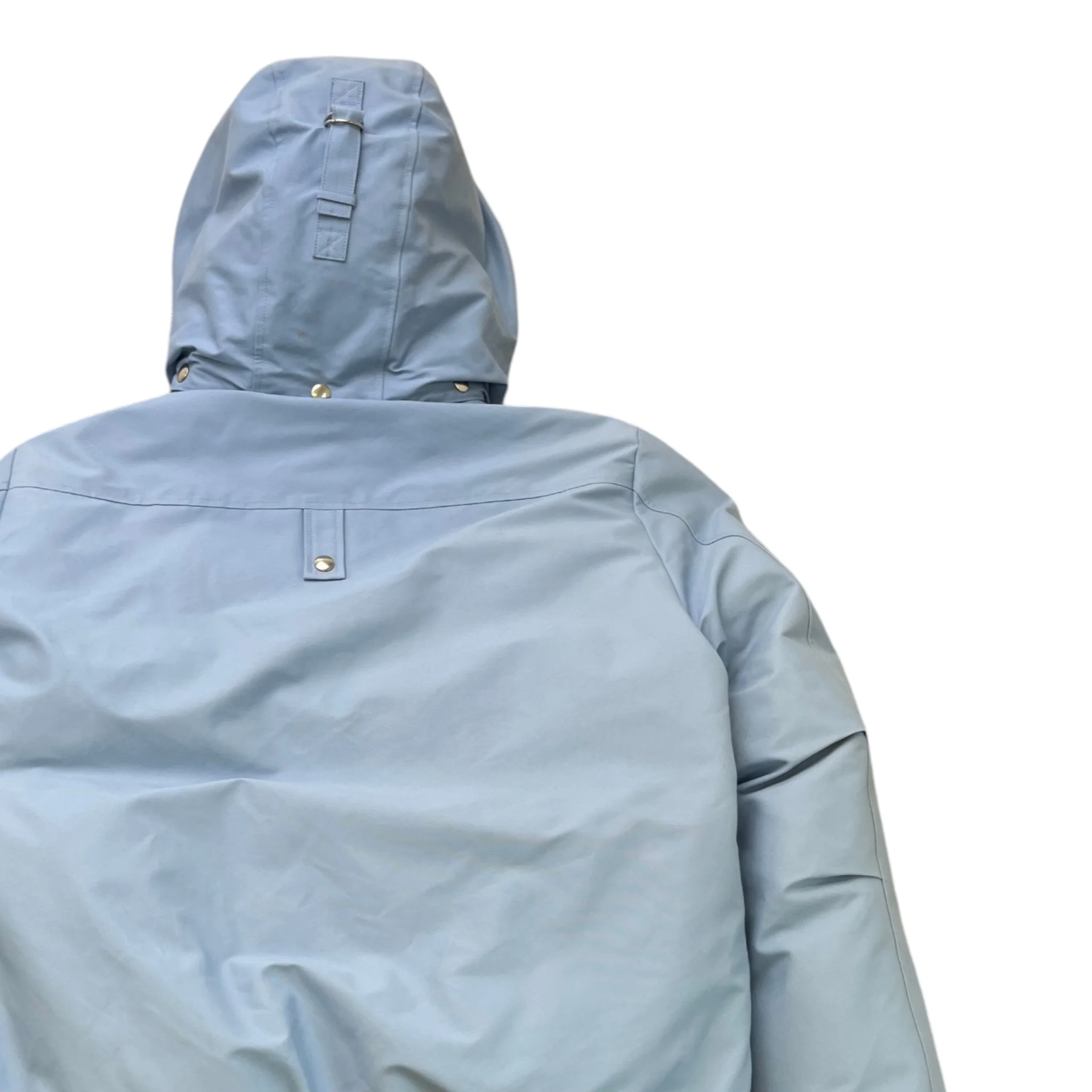 Men's Ballistic Bomber Down Jacket Blue Size L - Image 4
