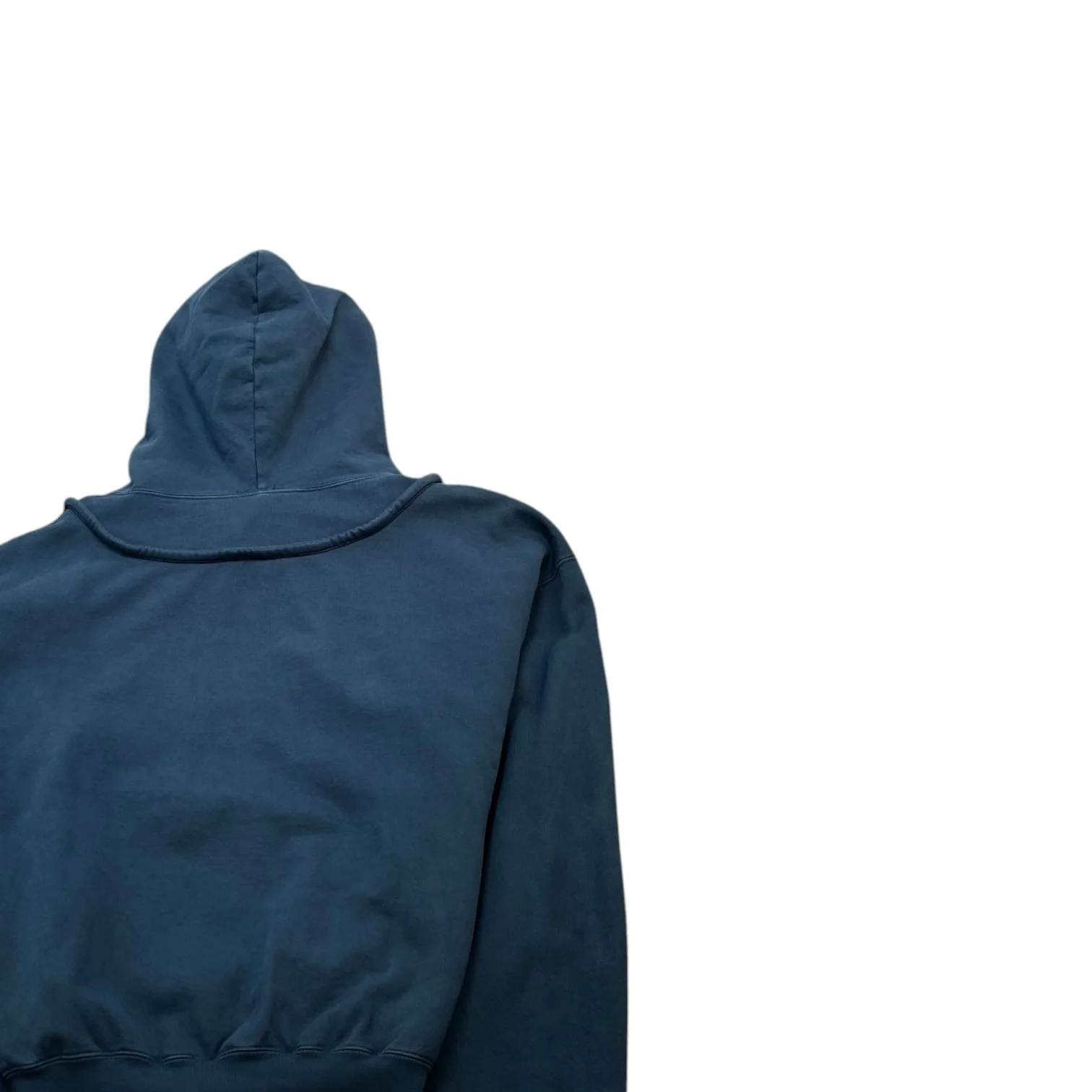 Men's Camargue Embroidered Logo Hoodie Navy Size L - Image 4