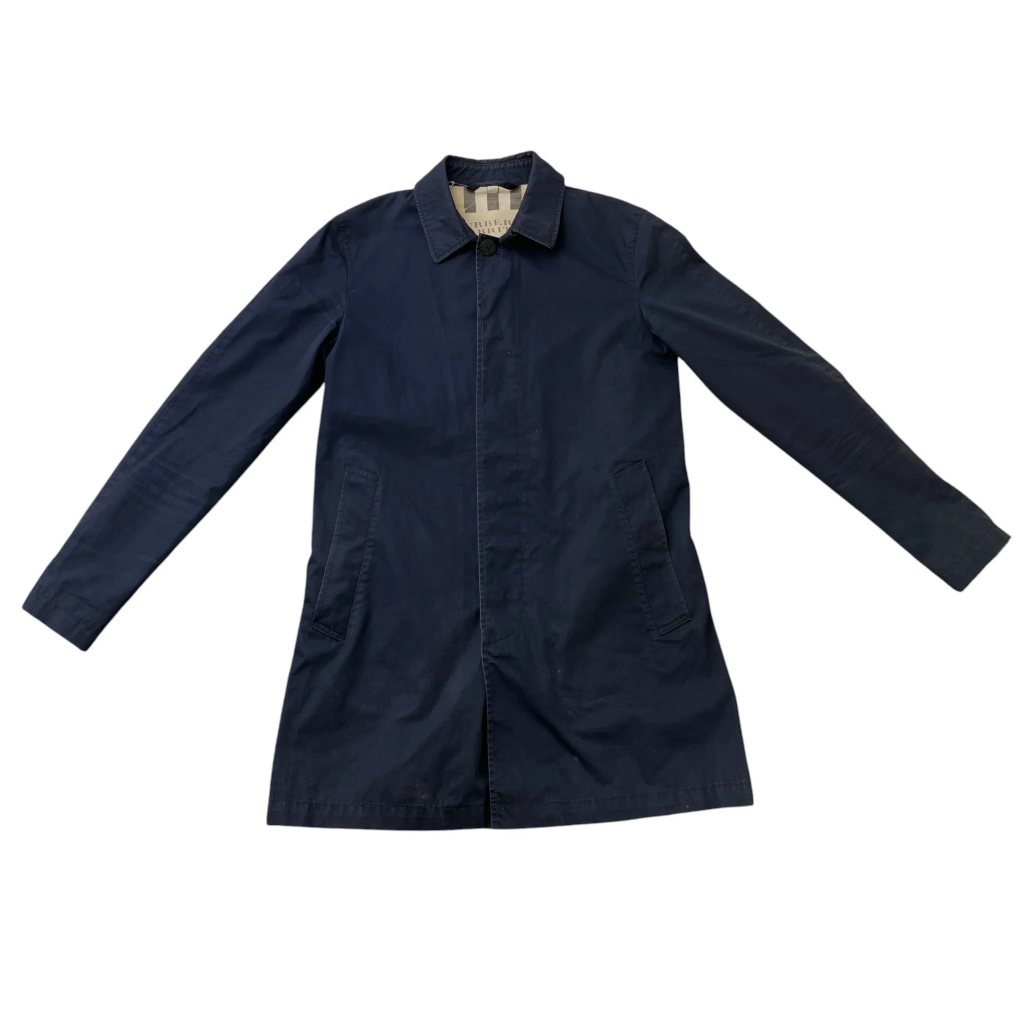 Men's Camden Heritage Trench Jacket Navy Size XS