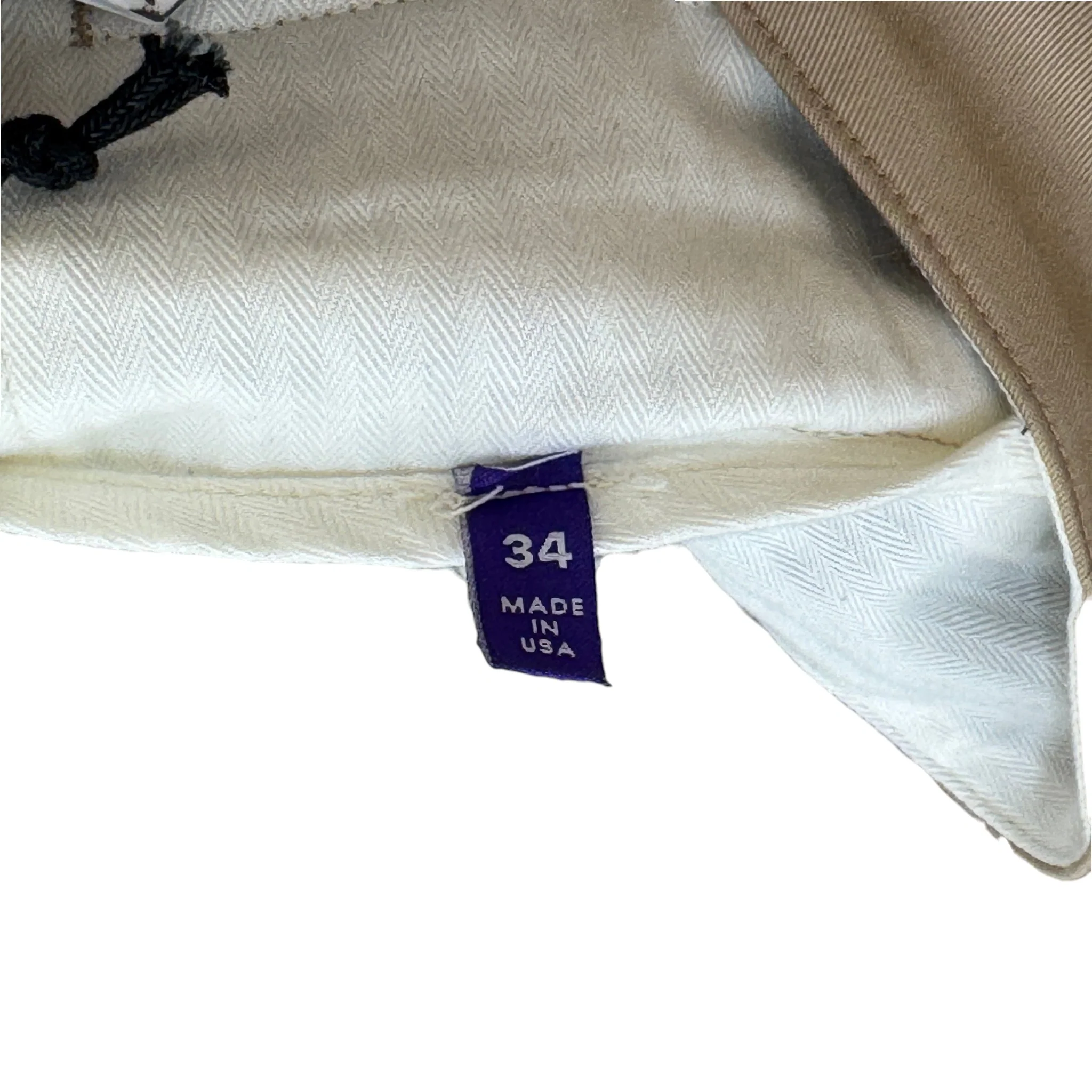 Men's Carpenter Flare Trousers Beige Size Waist 34" - Image 5