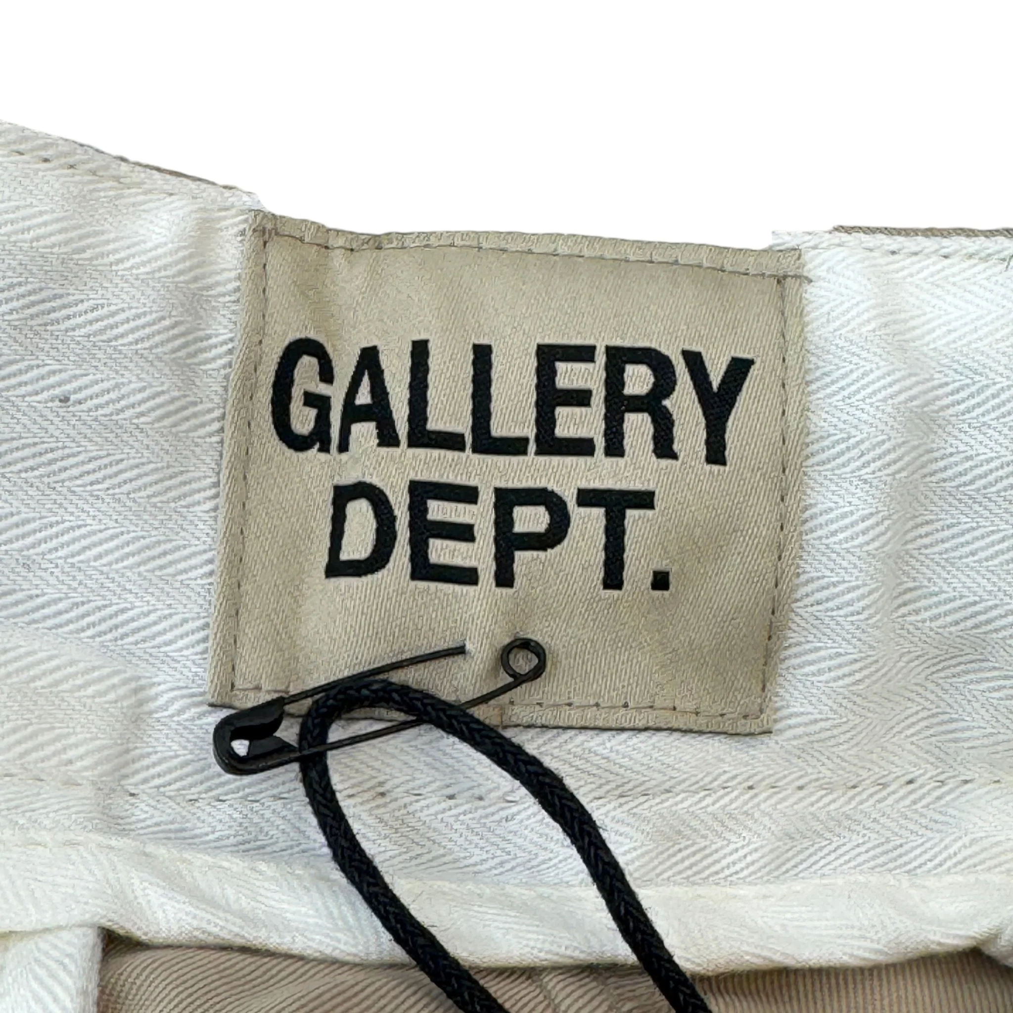 Men's Carpenter Flare Trousers Beige Size Waist 34" - Image 6