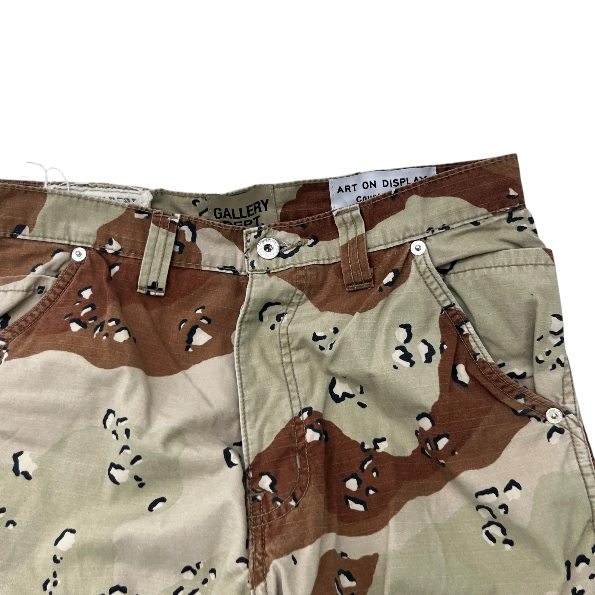 Men's Carpenter Flare Trousers Brown Size Waist 30" - Image 6