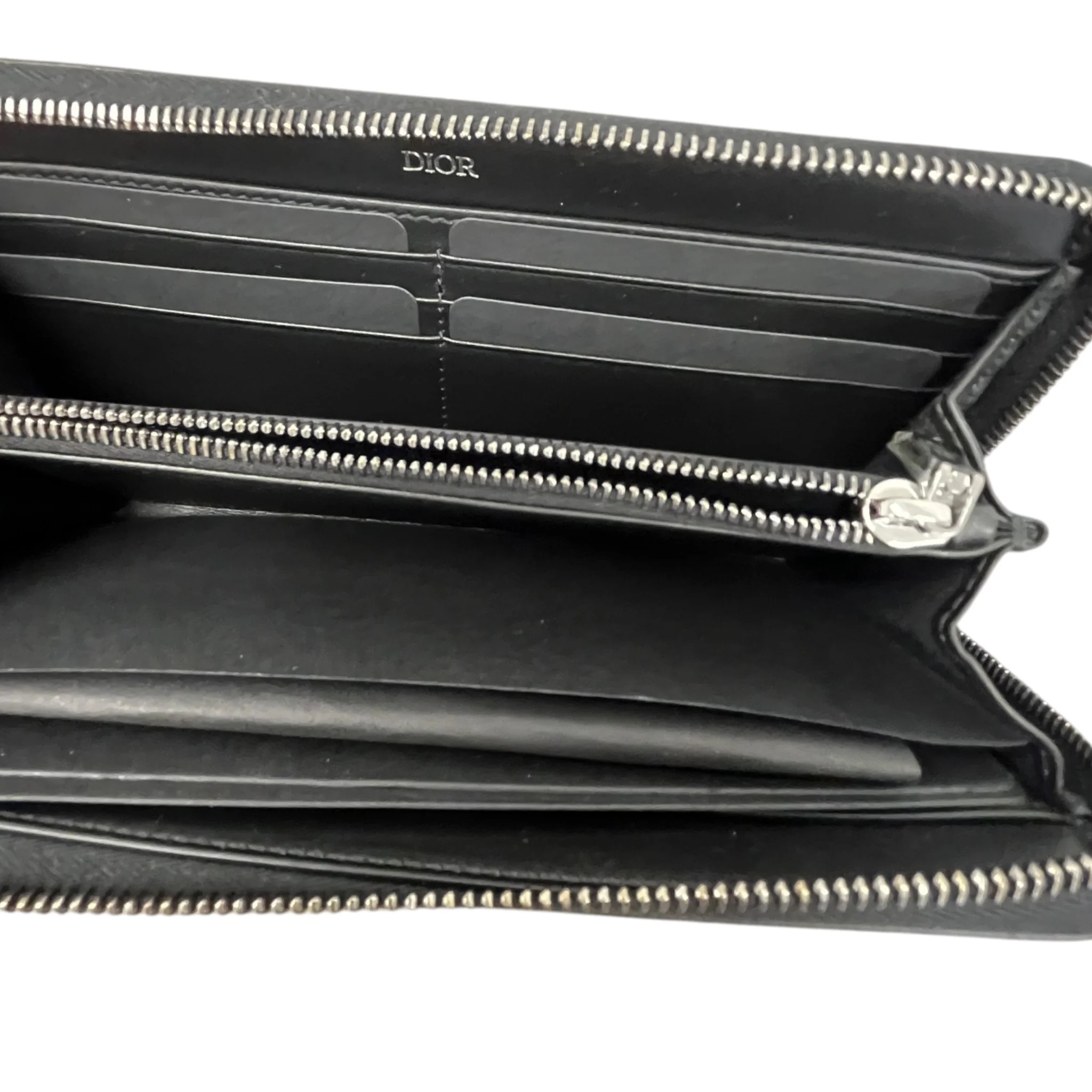 Men's Cd Diamond Wallet Grey - Image 10