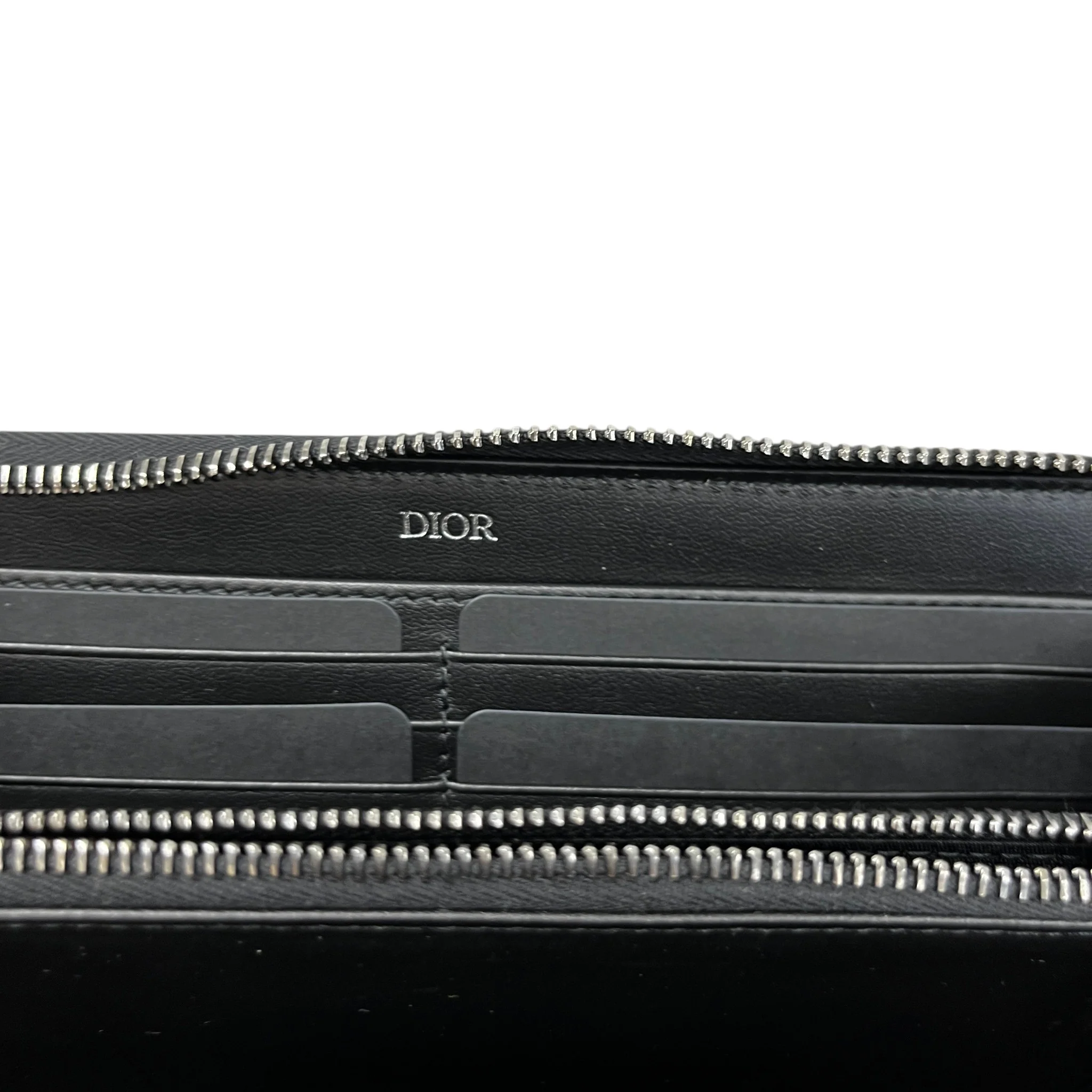 Men's Cd Diamond Wallet Grey - Image 9