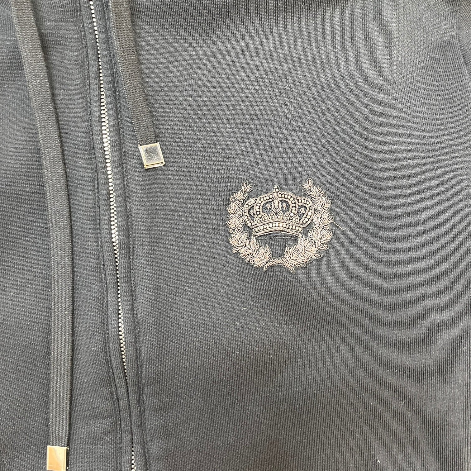 Men's Crown Embellished Hoodie Black Size IT 44 / UK XS - Image 6