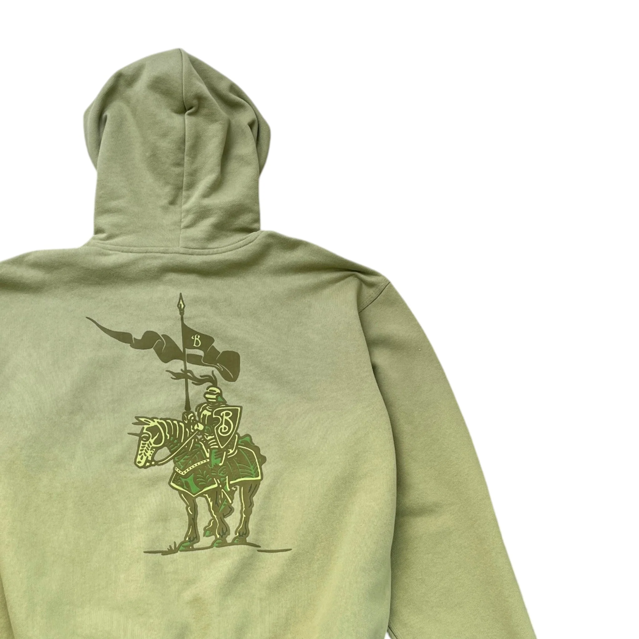 Men's Ekd Print Hoodie Green Size XL - Image 4