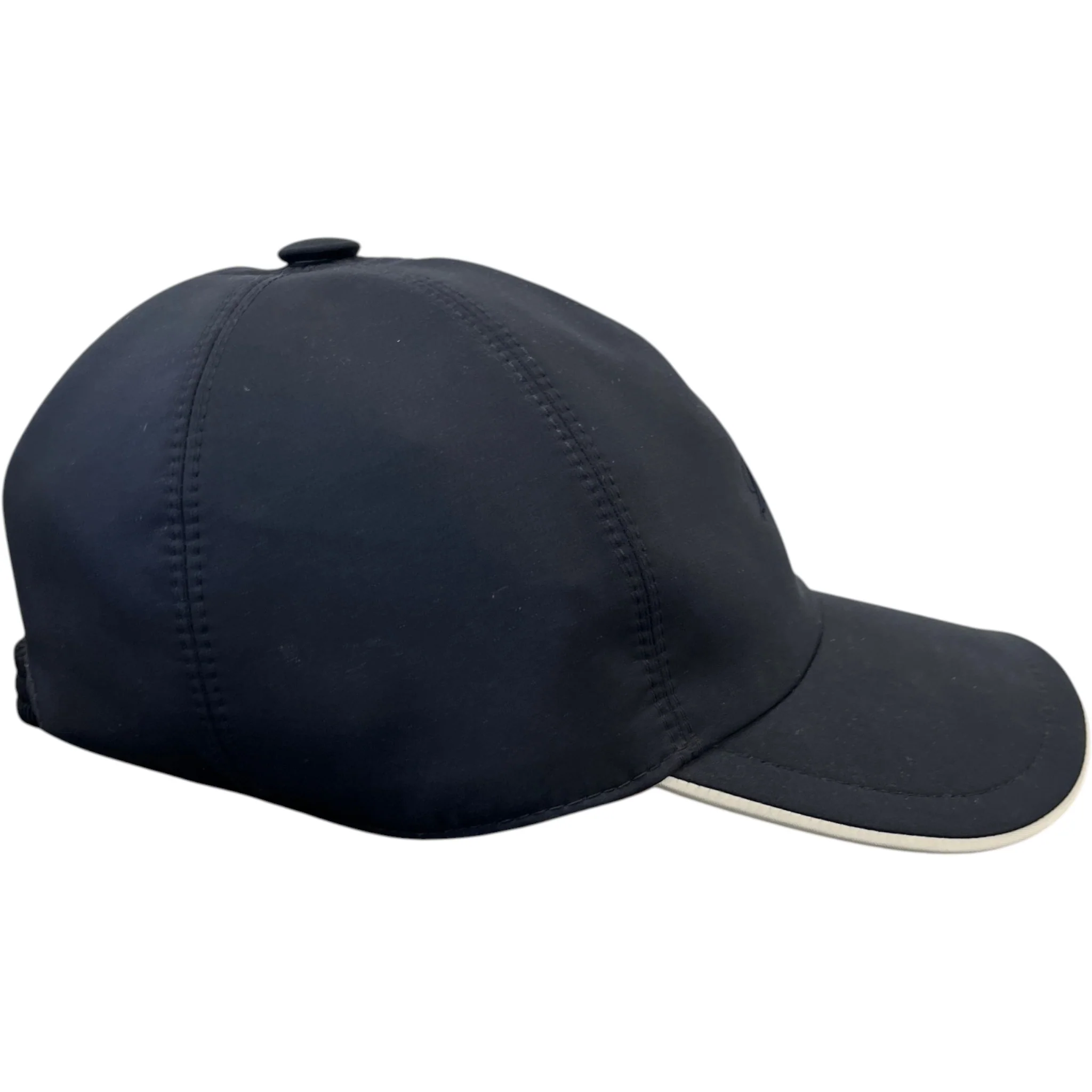 Men's Embroidered Logo Baseball Cap Navy Size S - Image 5