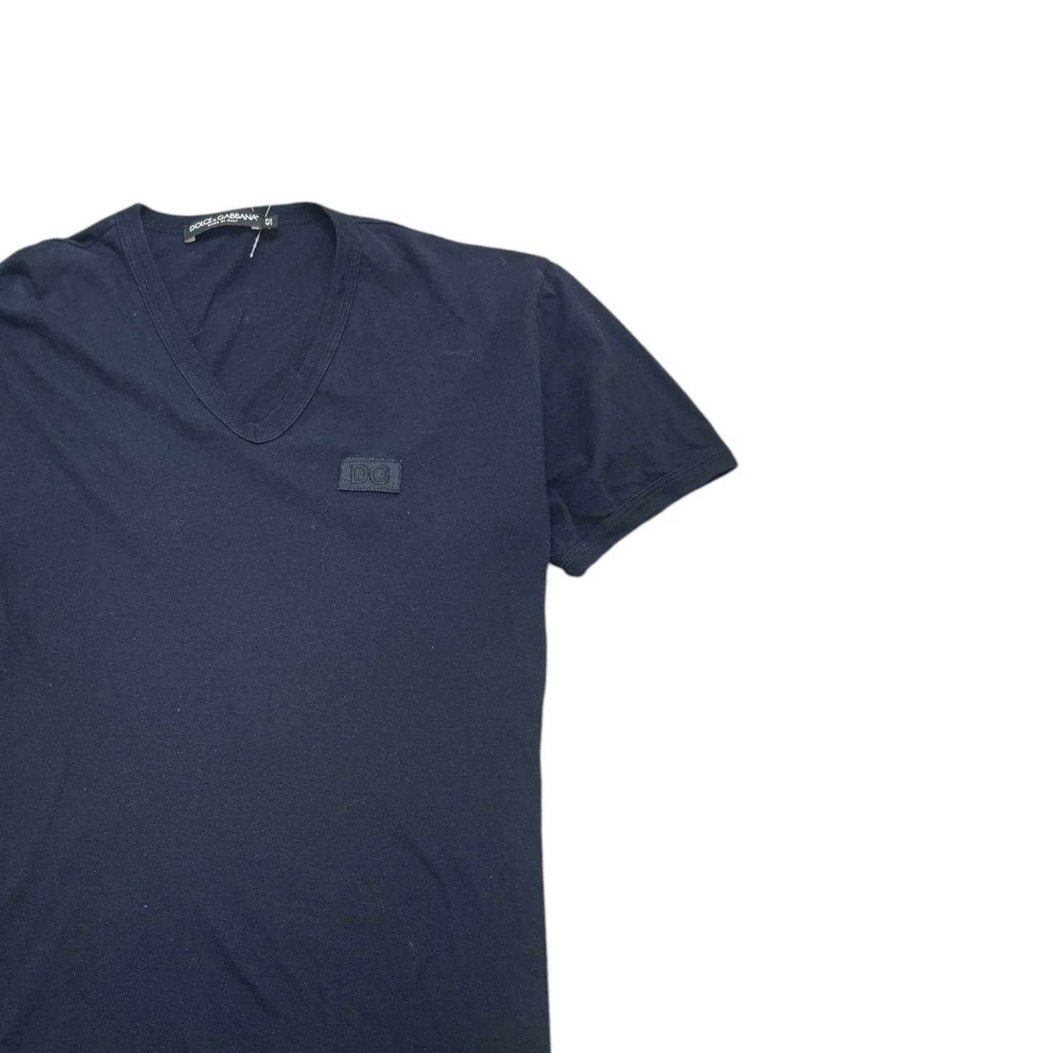 Men's Embroidered Logo T-Shirt Navy Size IT 52 / UK XL - Image 3