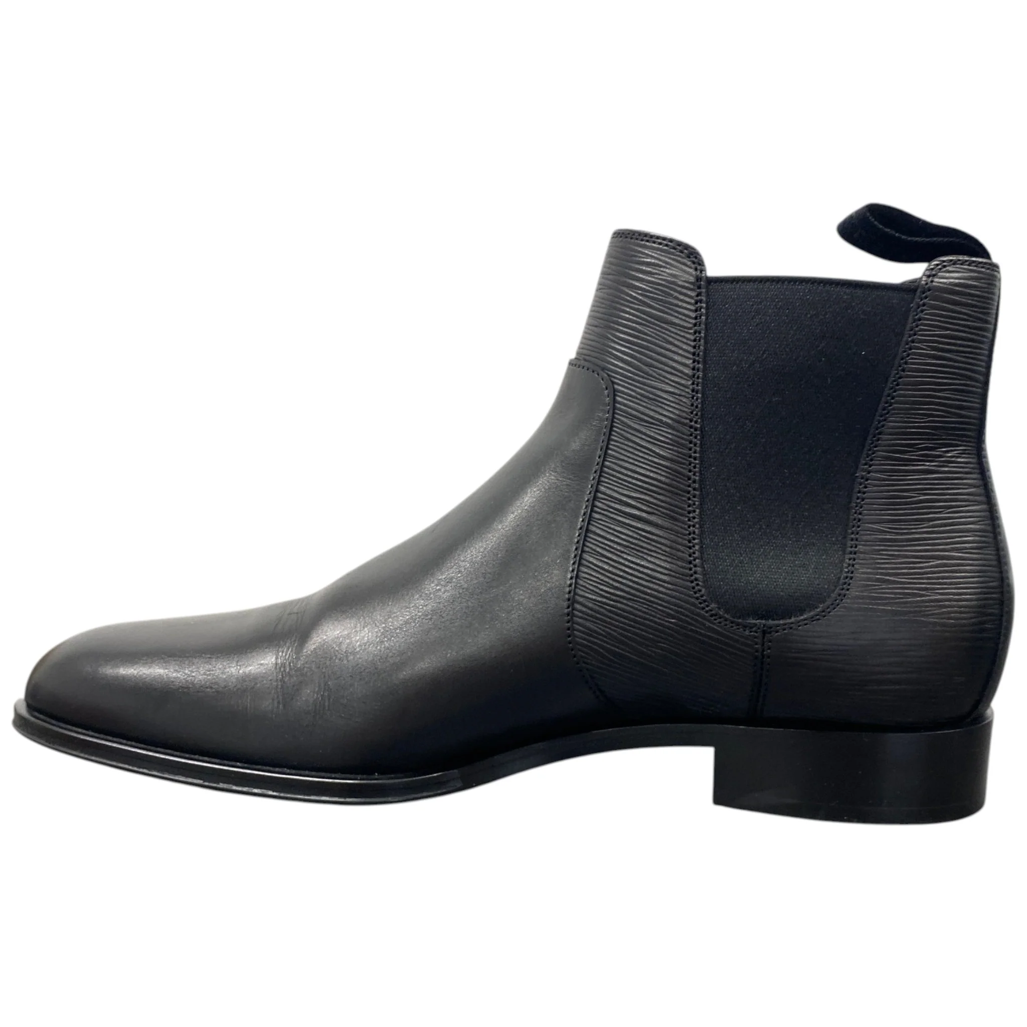 Men's Epi Leather Chelsea Boots Black Size EU 42 / UK 8 - Image 2