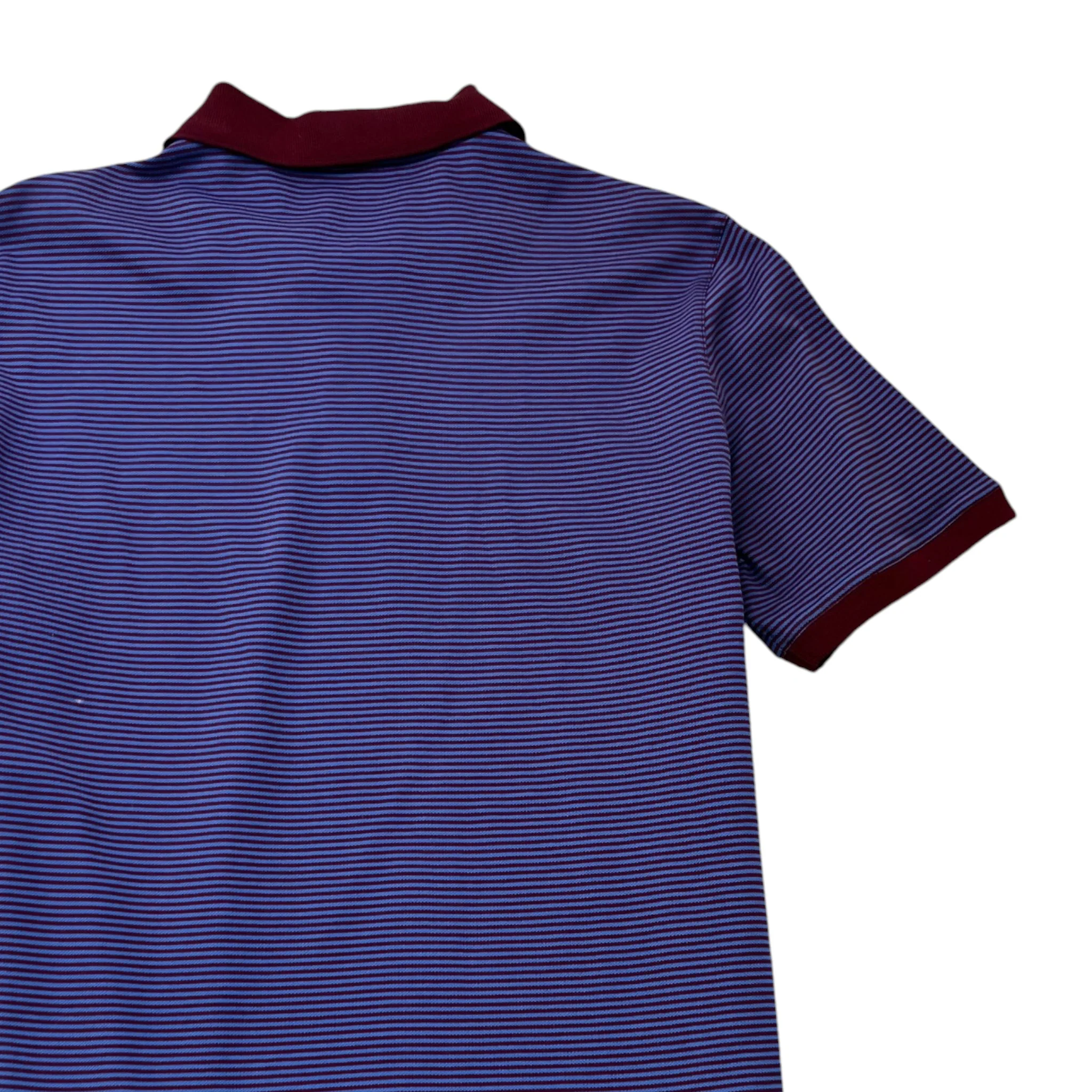Men's Fil A Fil Striped Polo Shirt Multi-Coloured Size XL - Image 4
