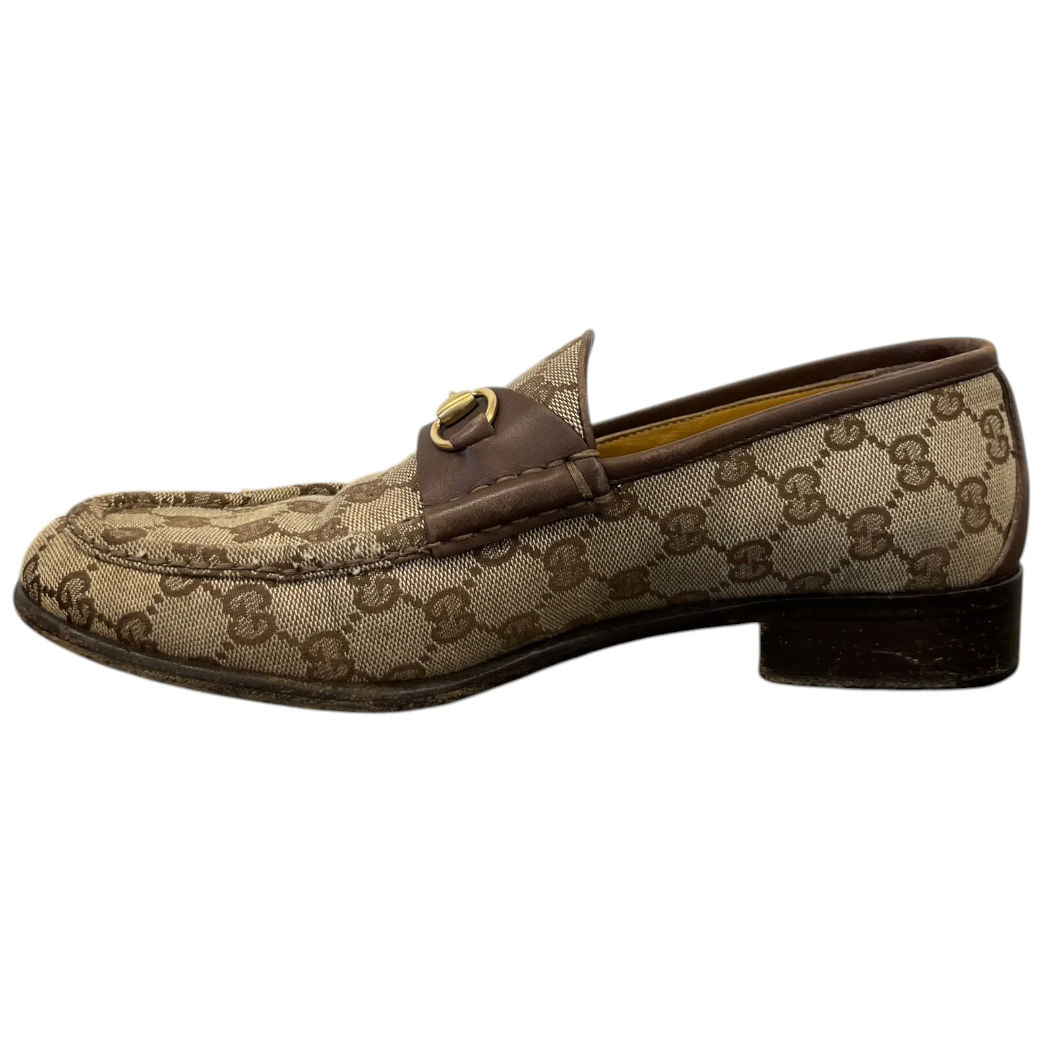 Men's Gg Supreme Jordaan Loafers Beige Size EU 40 / UK 6 - Image 2