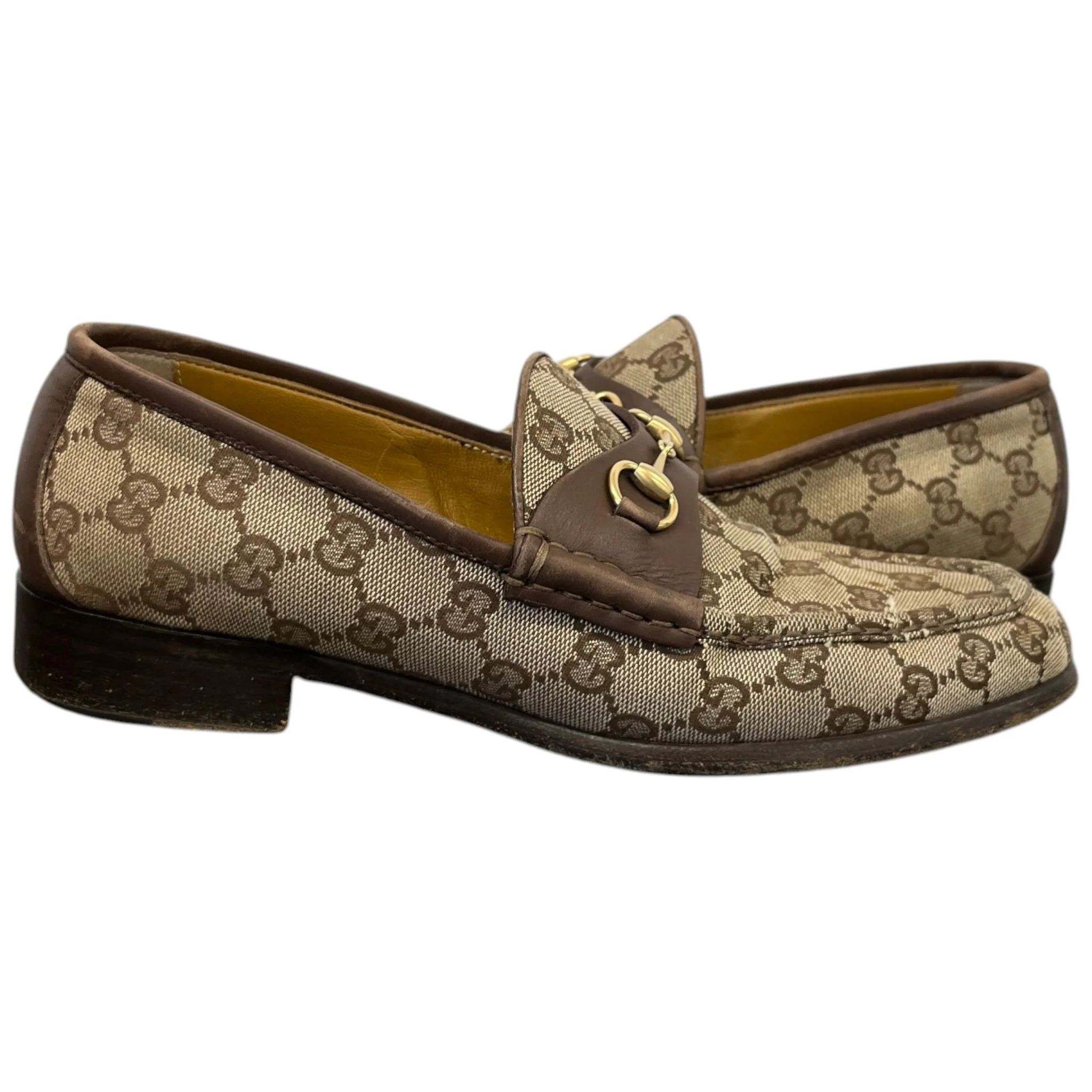 Men's Gg Supreme Jordaan Loafers Beige Size EU 40 / UK 6 - Image 3