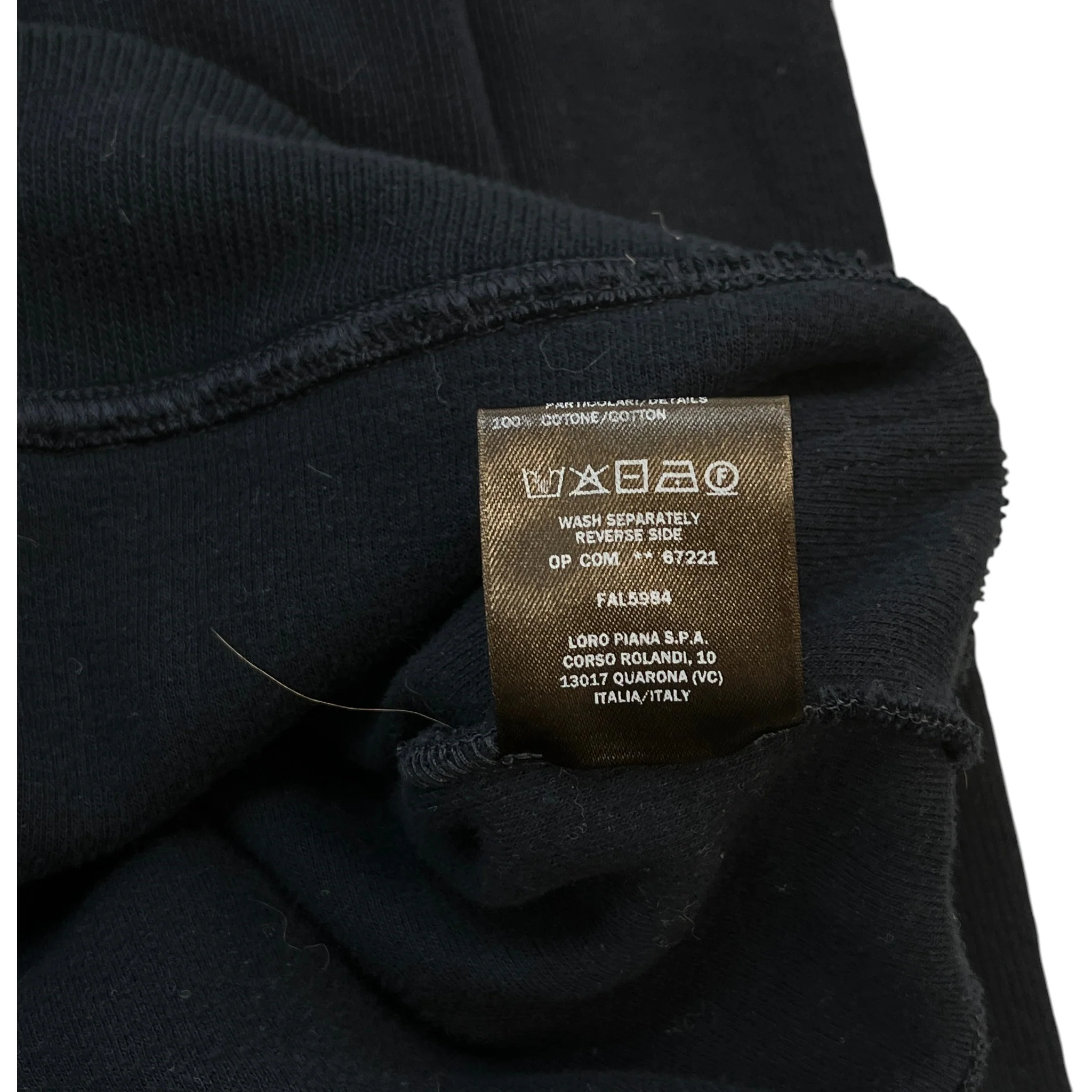 Men's Horsey Logo Hoodie Navy Size XS - Image 7