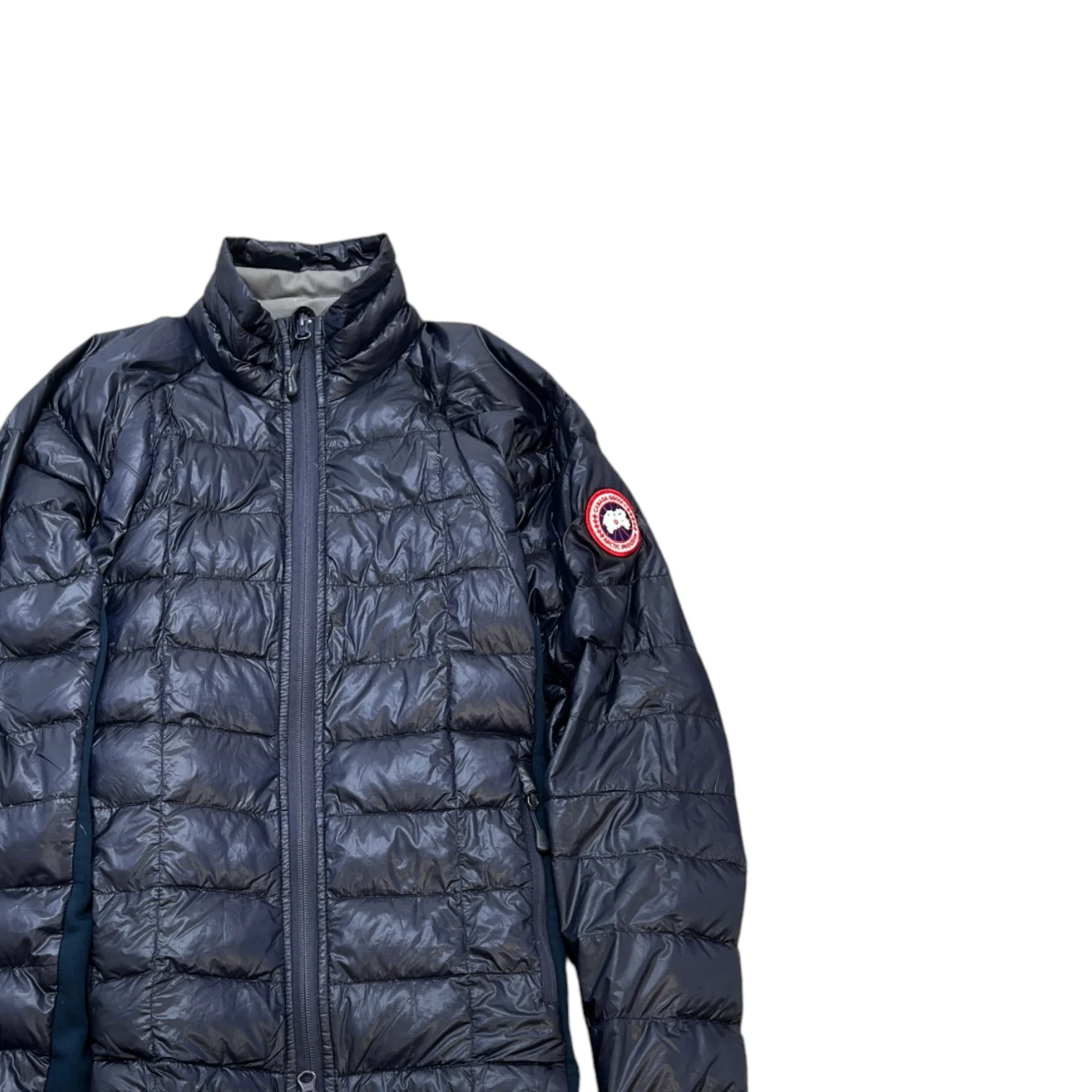 Men's Hybridge Lite Down Jacket Navy Size S - Image 3