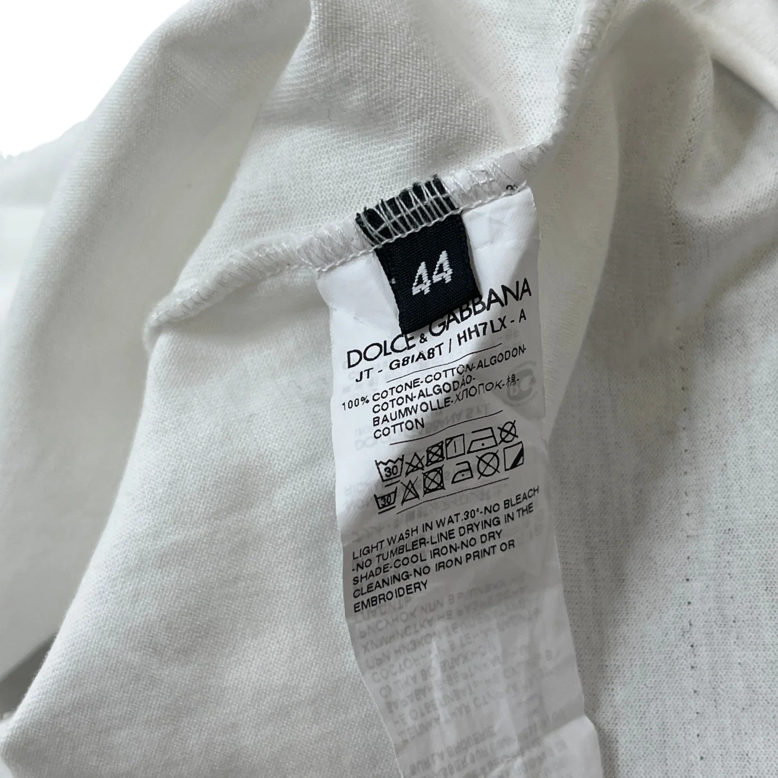 Men's King Of Love Logo T-Shirt White Size IT 44 / UK XS - Image 7