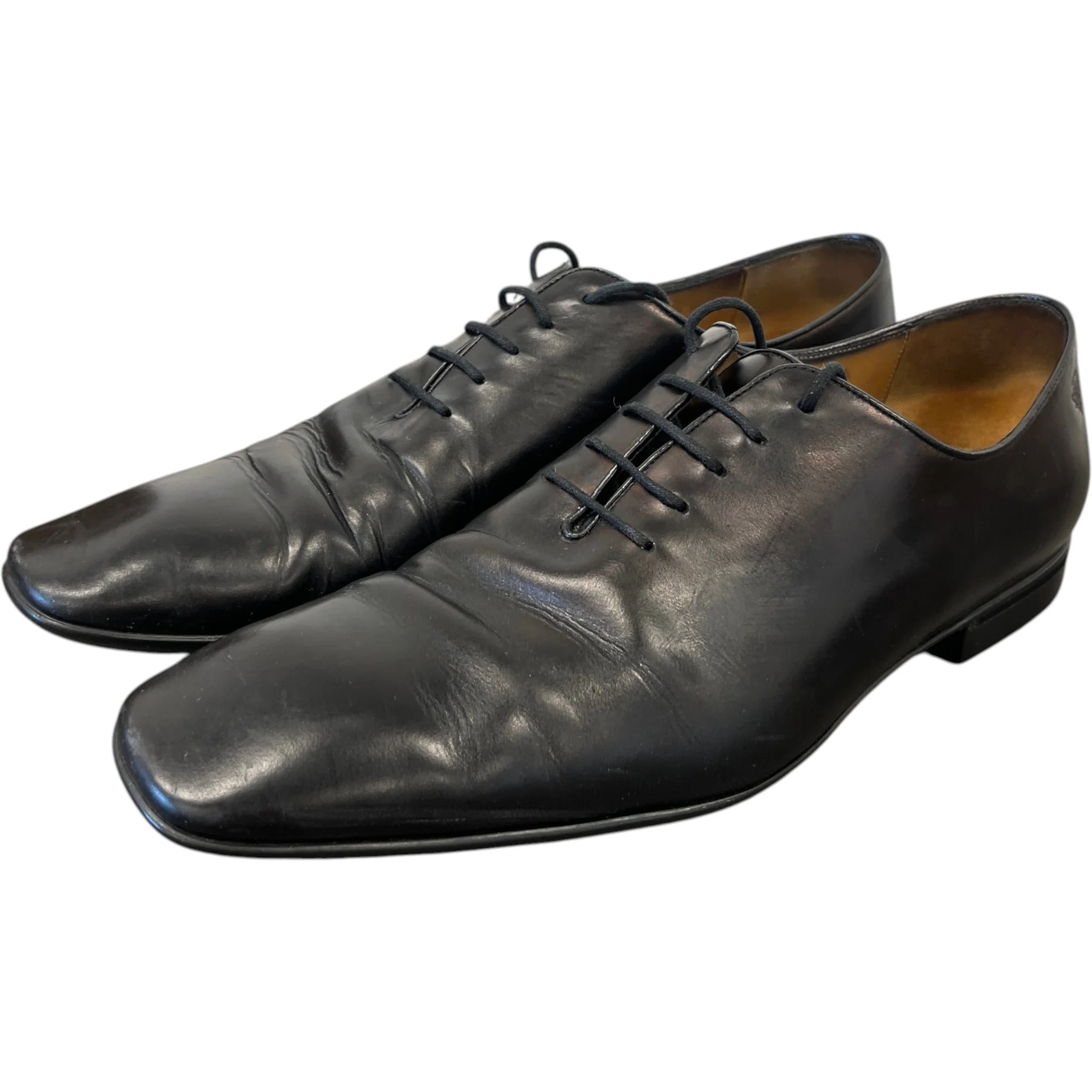 Men's Lace-Up Derby Loafers Black Size EU 44 / UK 10 - Image 9