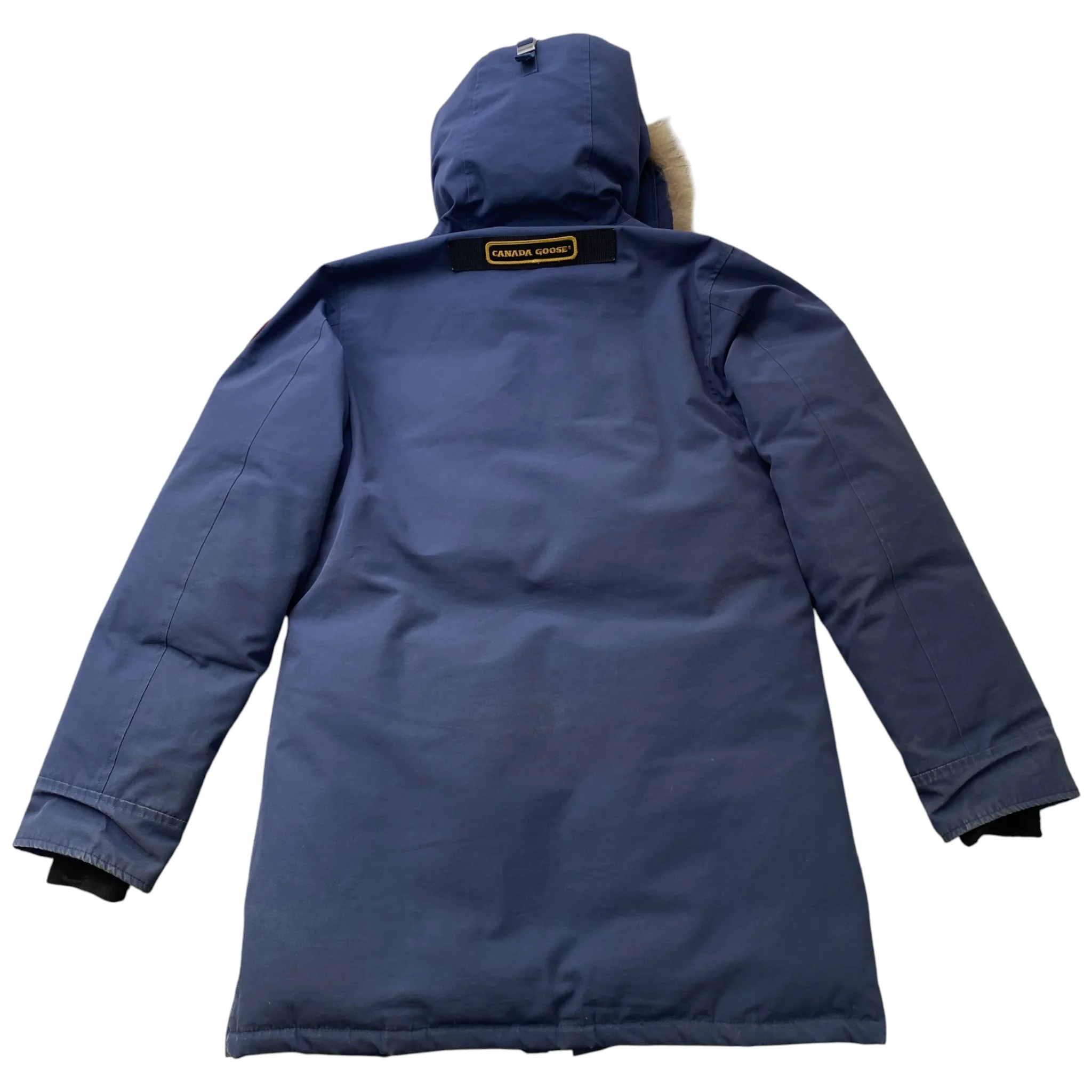 Men's Langford Parka Down Jacket Navy Size M - Image 2