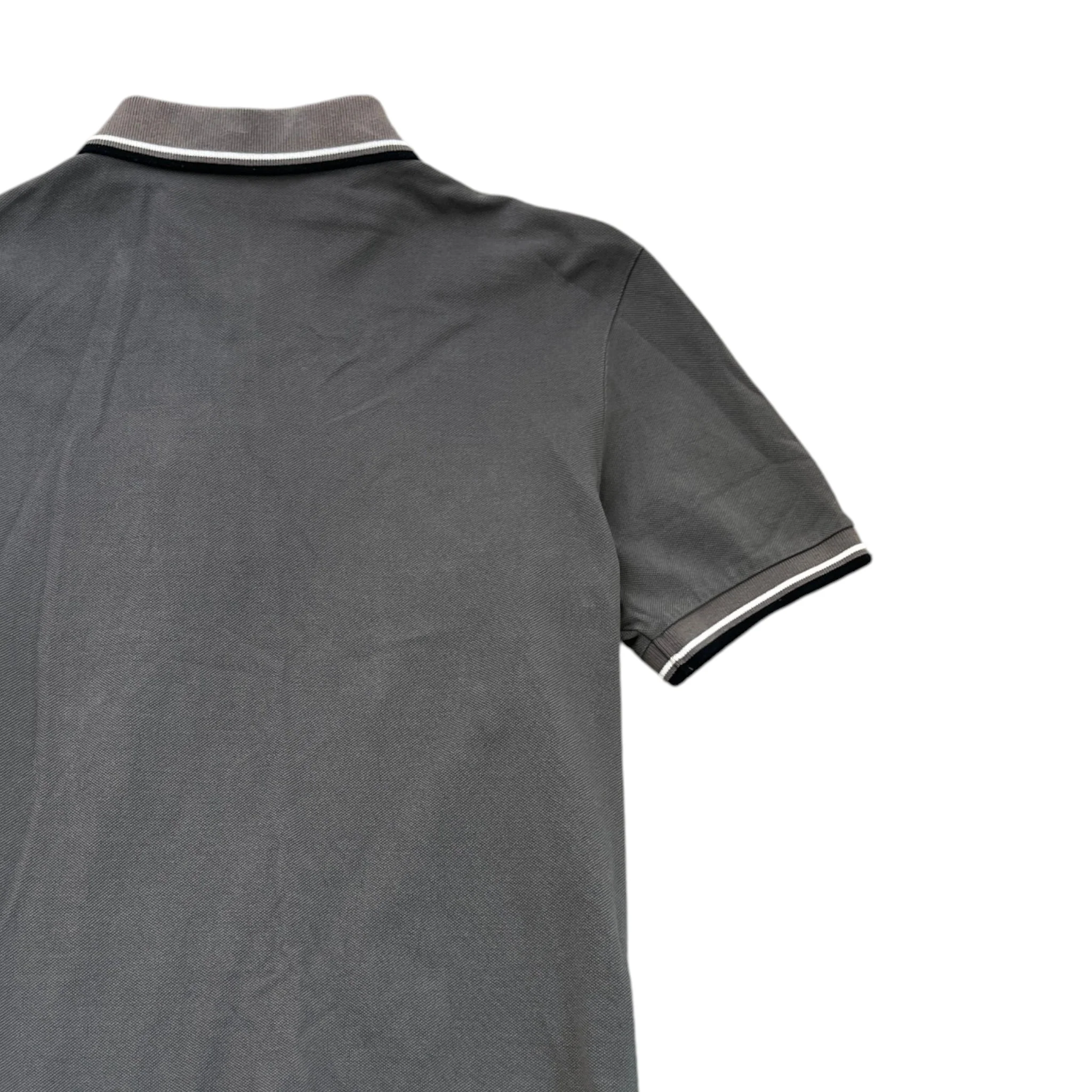 Men's Linea Rossa Polo Shirt Grey Size M - Image 4