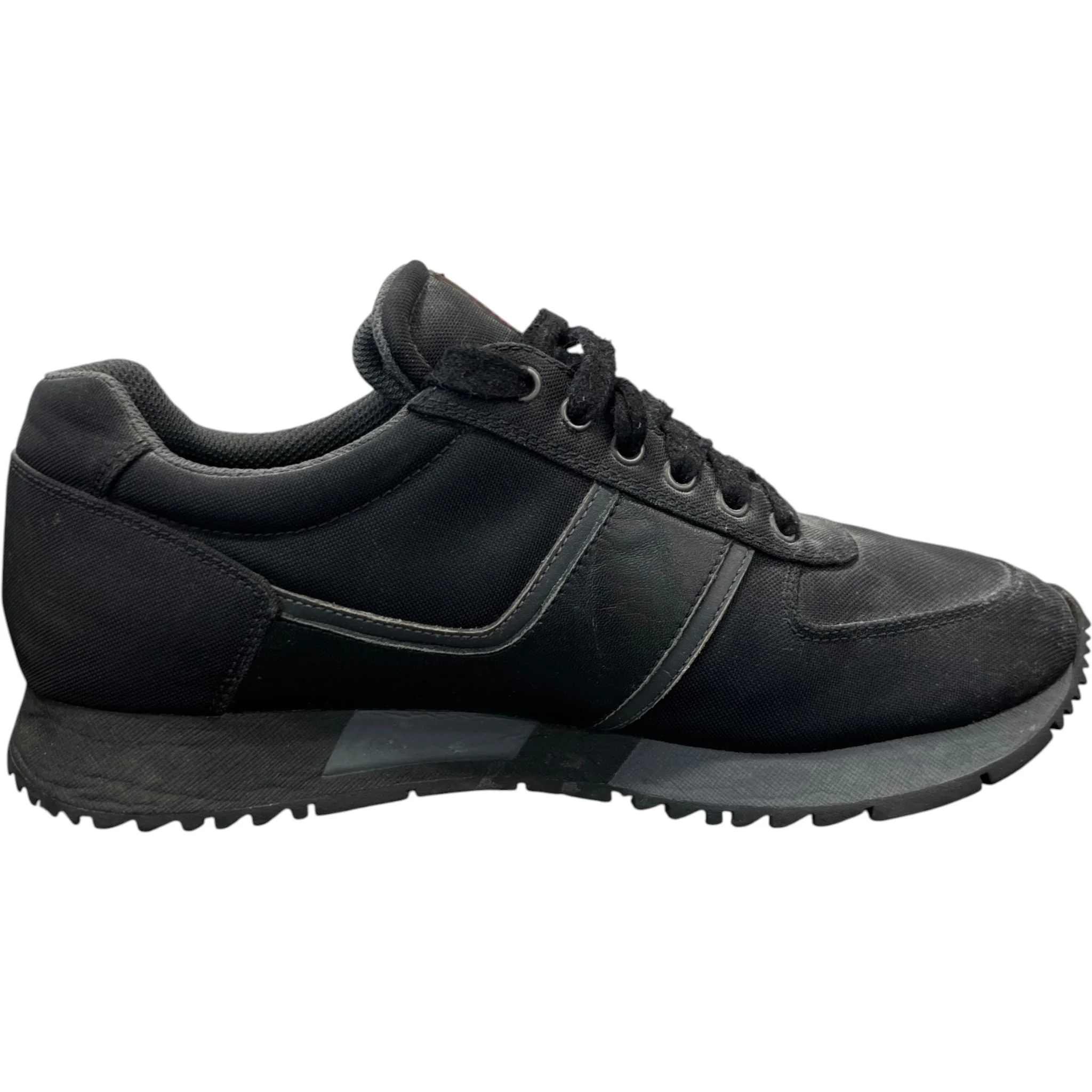 Men's Linear Rosa Runner Low Trainers Black Size EU 40.5 / UK 6.5 - Image 4
