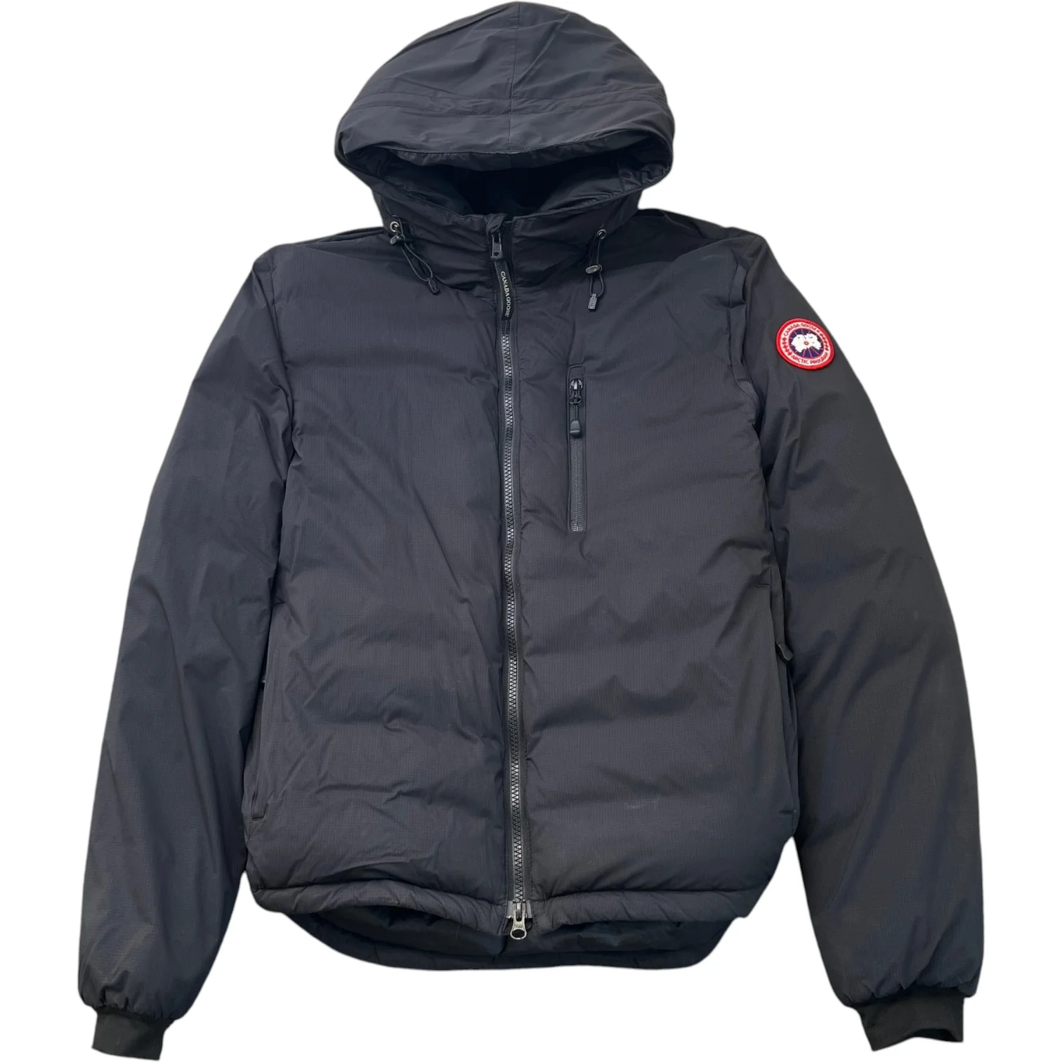 Men's Lodge Hoody Down Jacket Black Size S