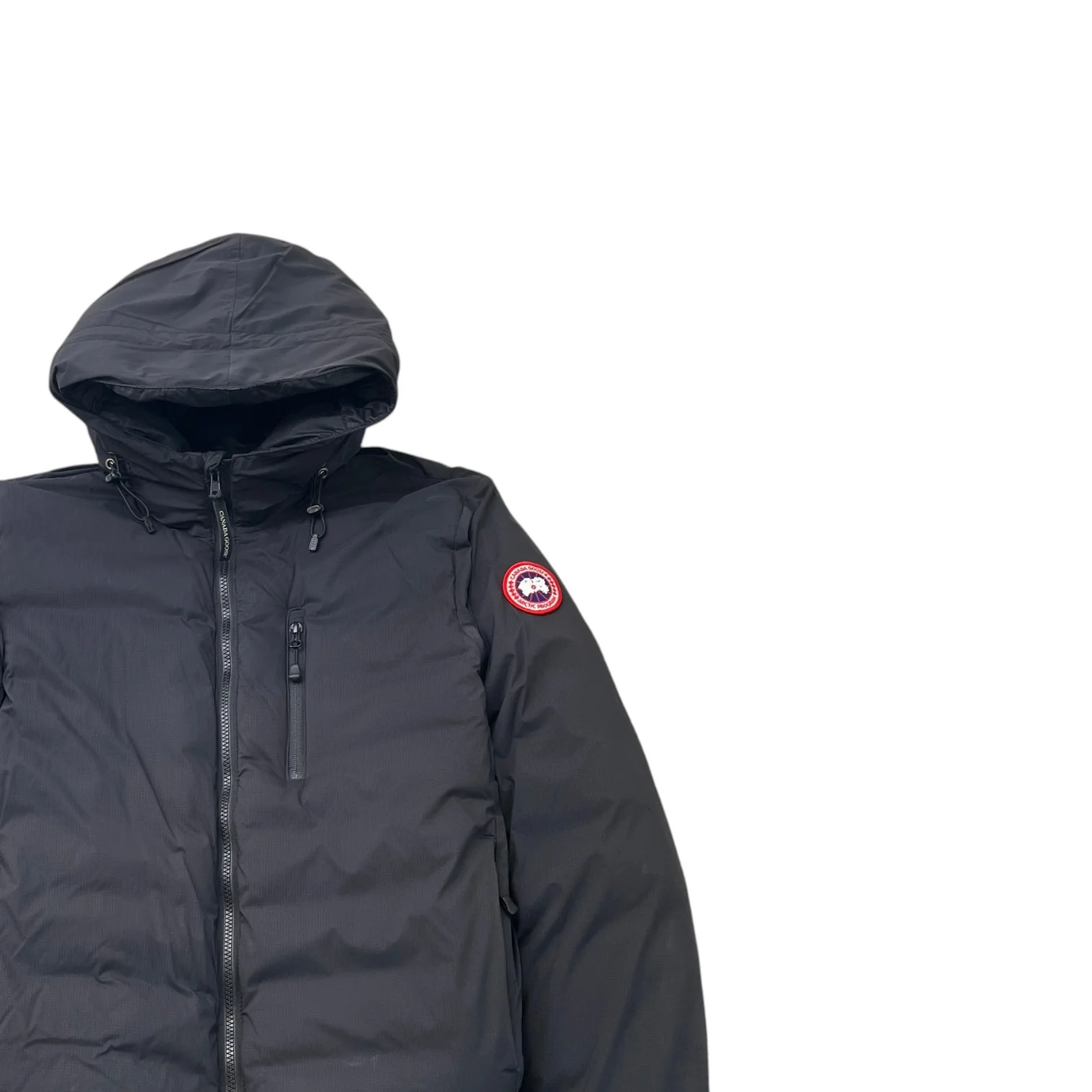 Men's Lodge Hoody Down Jacket Black Size S - Image 3