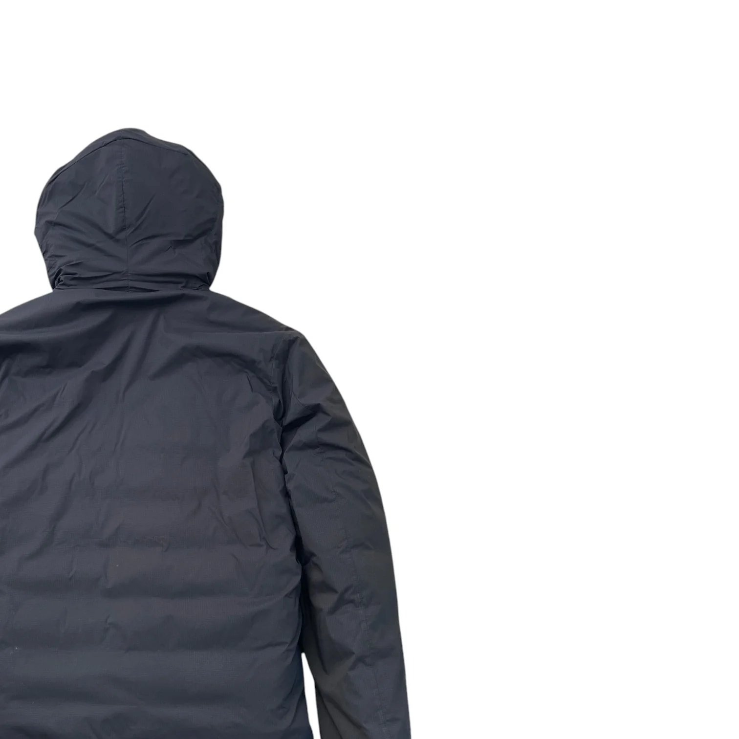 Men's Lodge Hoody Down Jacket Black Size S - Image 4