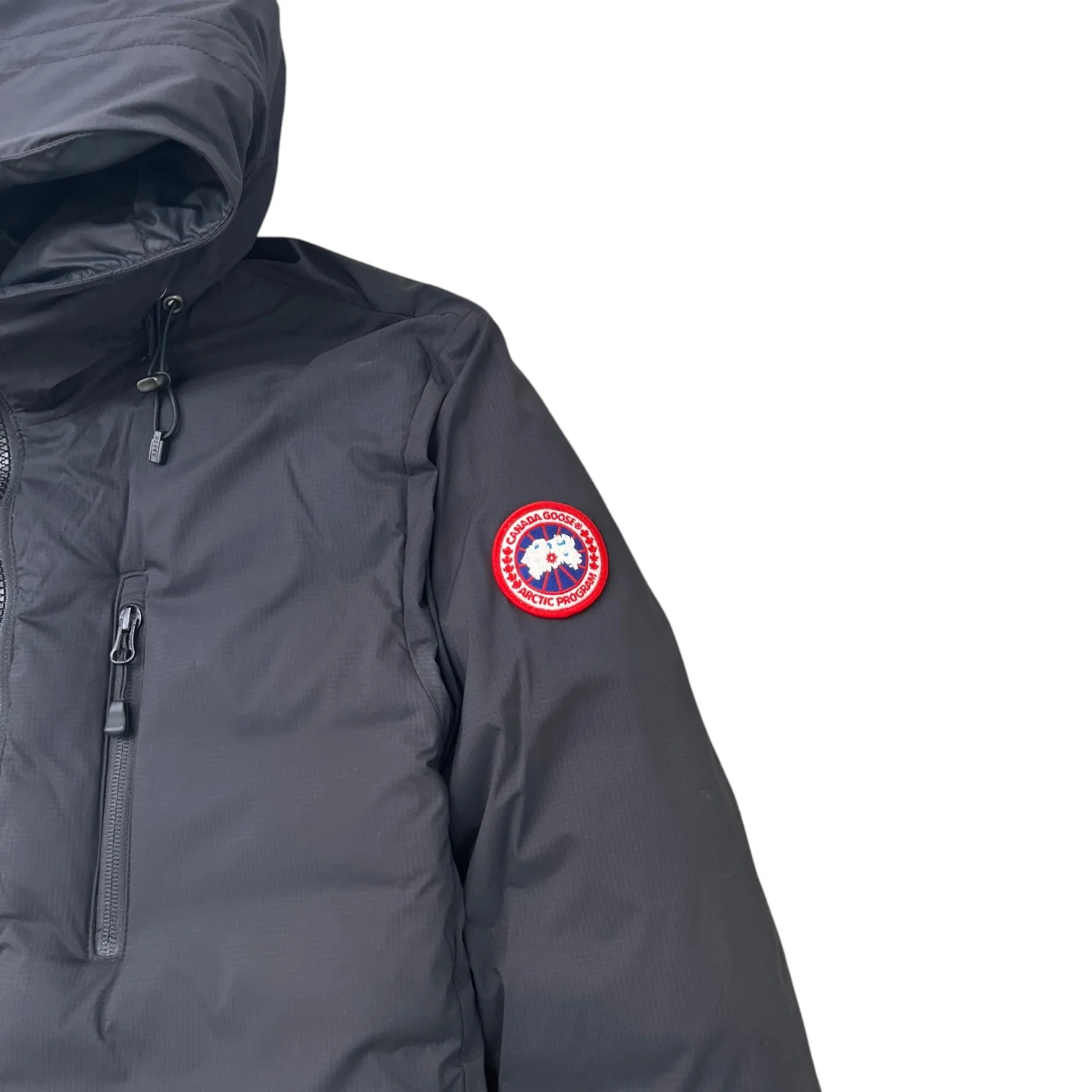 Men's Lodge Hoody Down Jacket Black Size S - Image 5