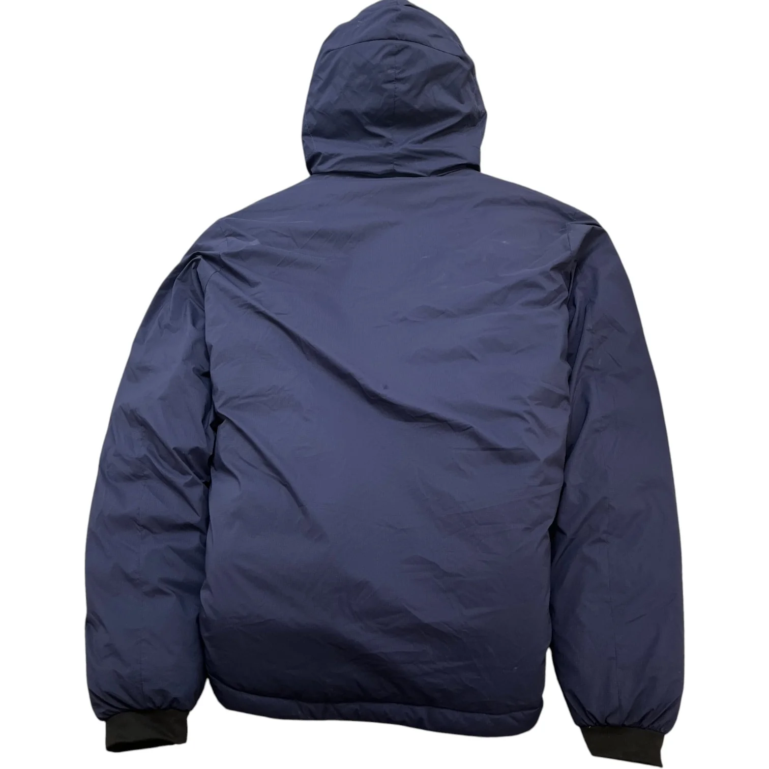 Men's Lodge Hoody Down Jacket Navy Size XL - Image 2
