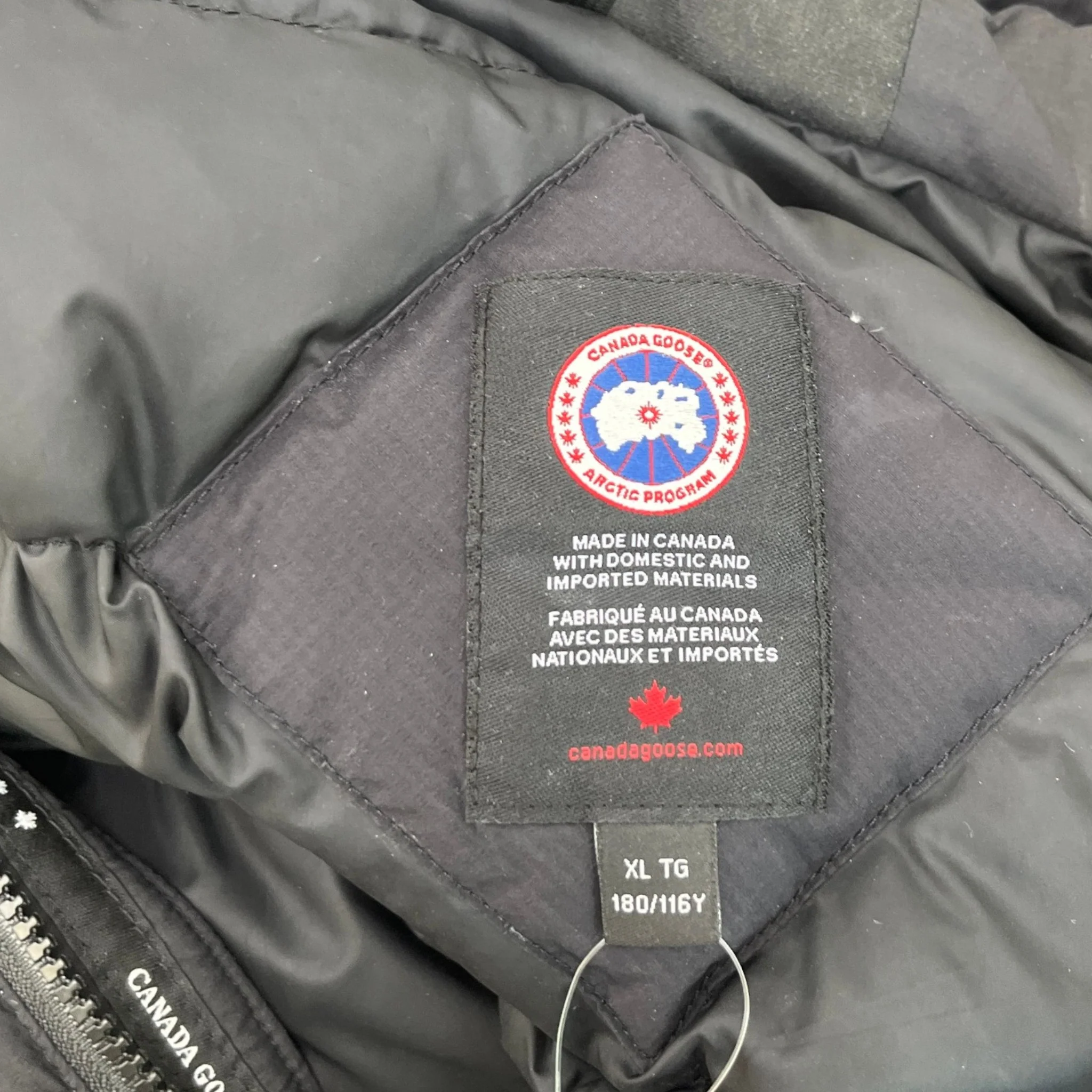 Men's Lodge Padded Down Jacket Black Size XL - Image 7