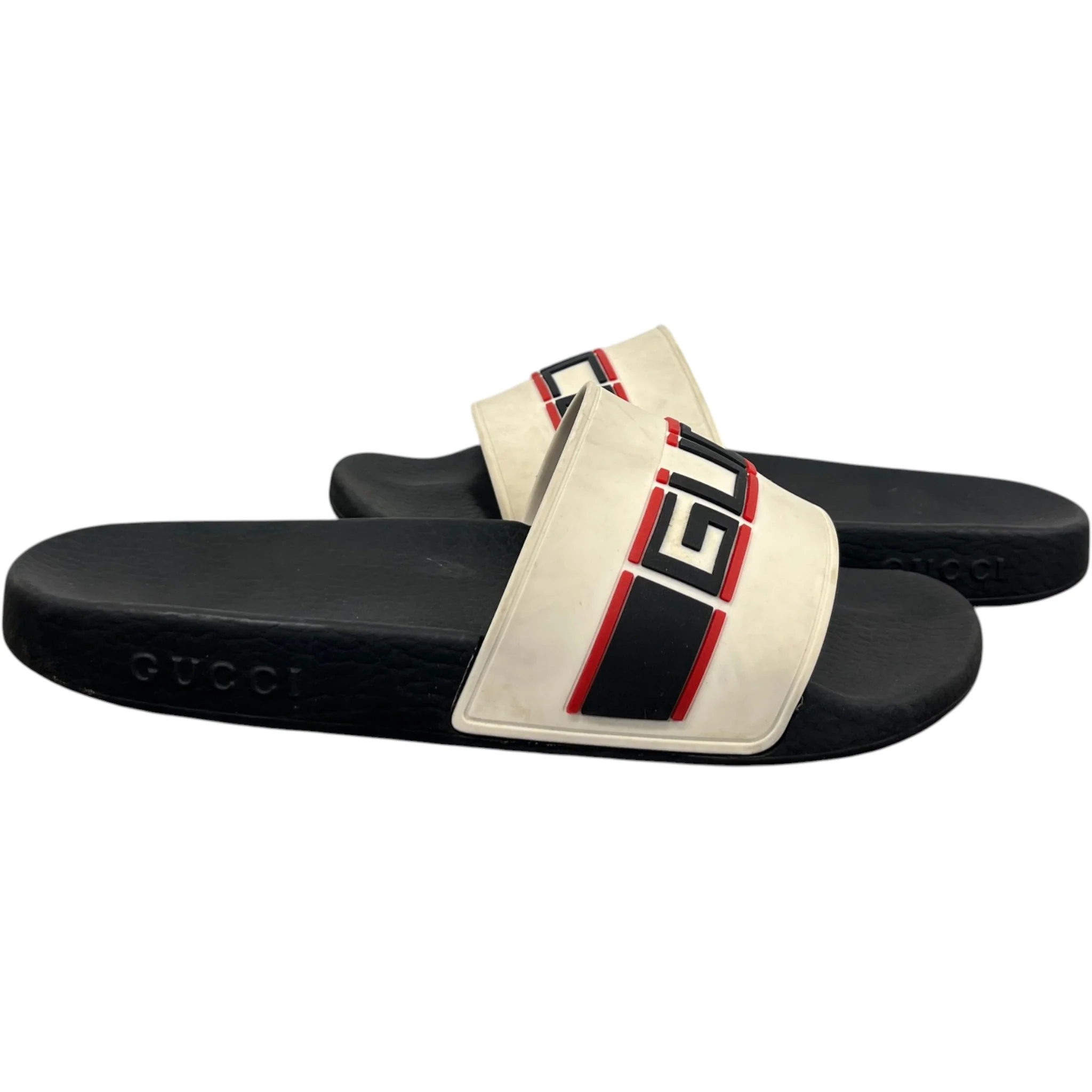 Men's Logo Pool Slides Black Size EU 41 / UK 7 - Image 3