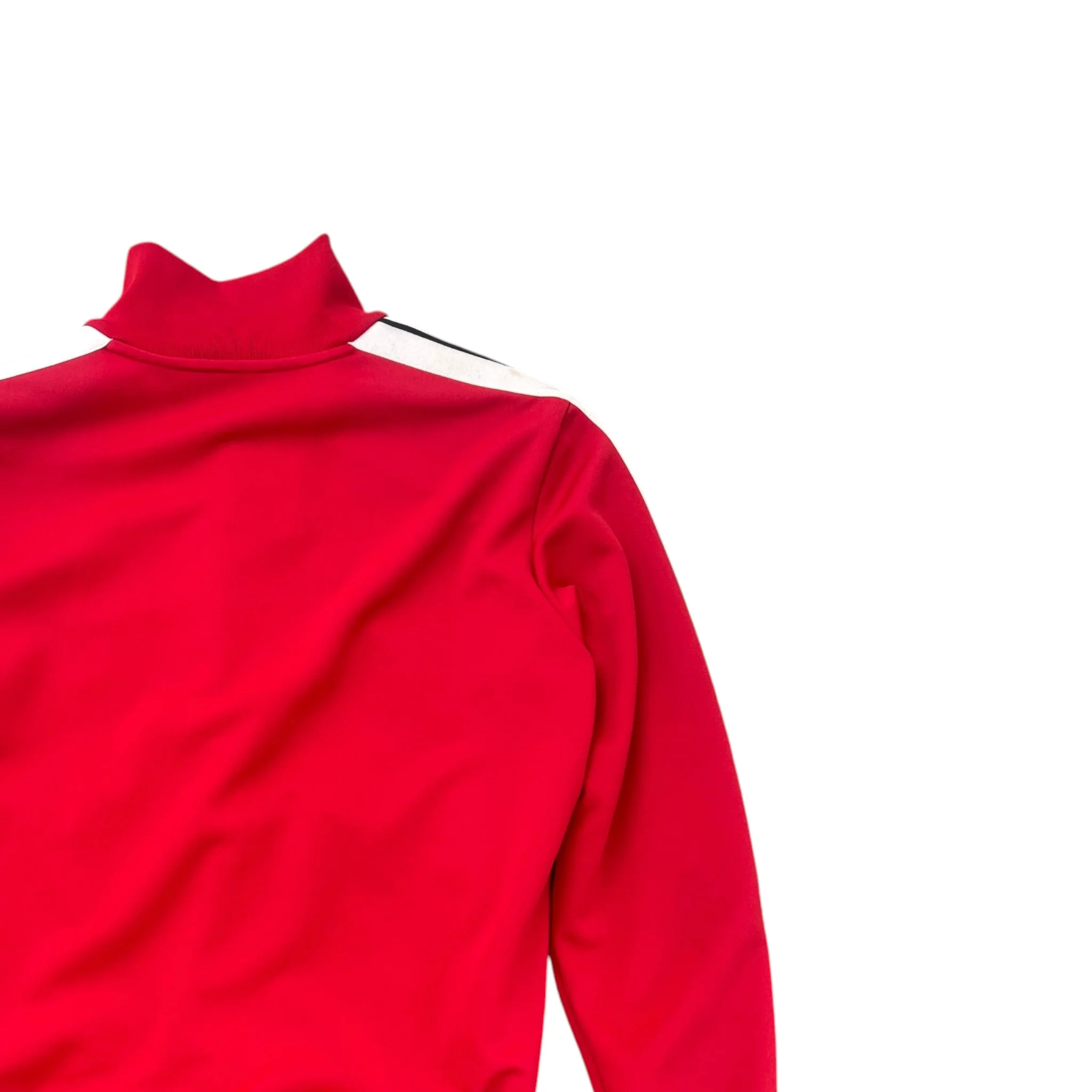 Men's Logo Print Track Jacket Red Size L - Image 4