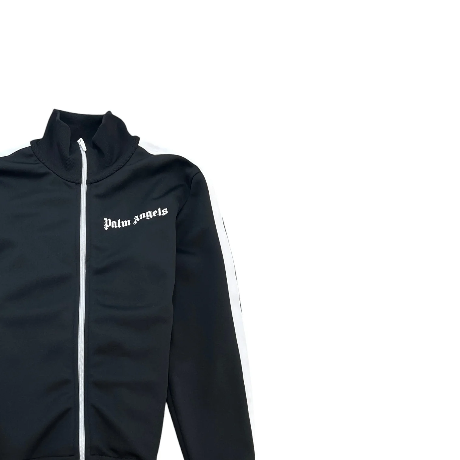 Men's Logo Track Jacket Black Size M - Image 3