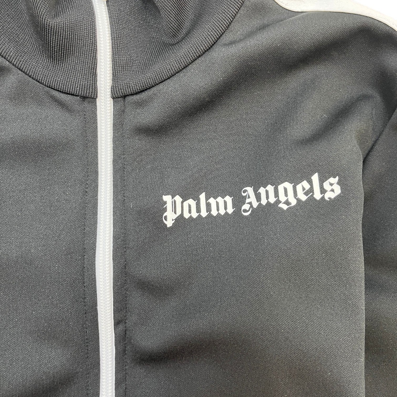 Men's Logo Track Jacket Black Size M - Image 6