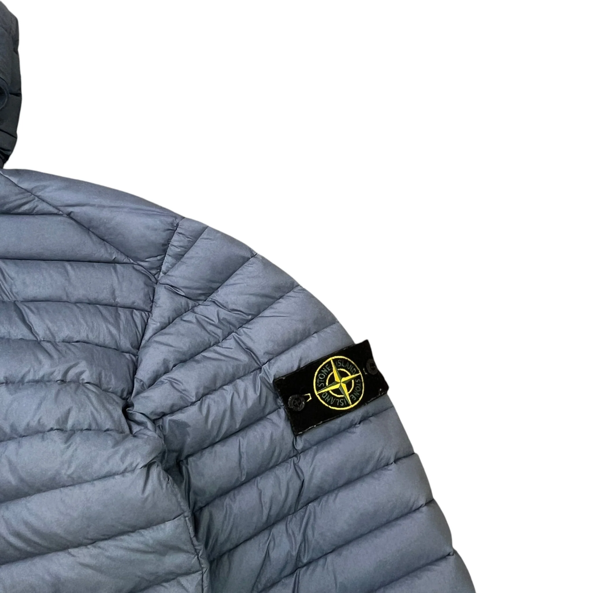 Men's Loom Woven Chambers Down Jacket Blue Size XXL - Image 5