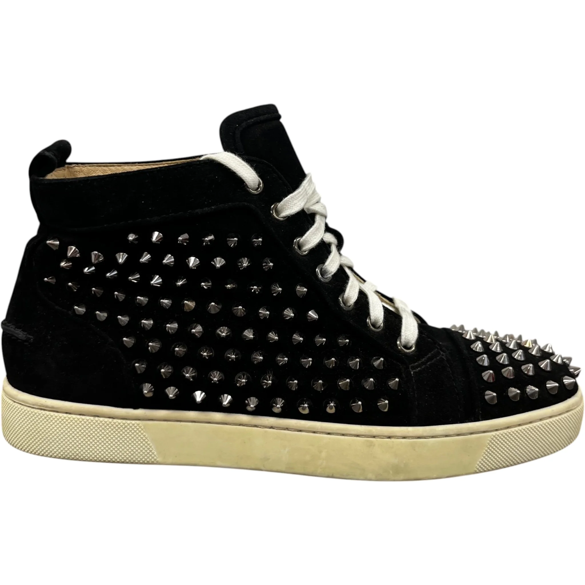 Men's Lou Spikes High Trainers Black Size EU 40 / UK 6
